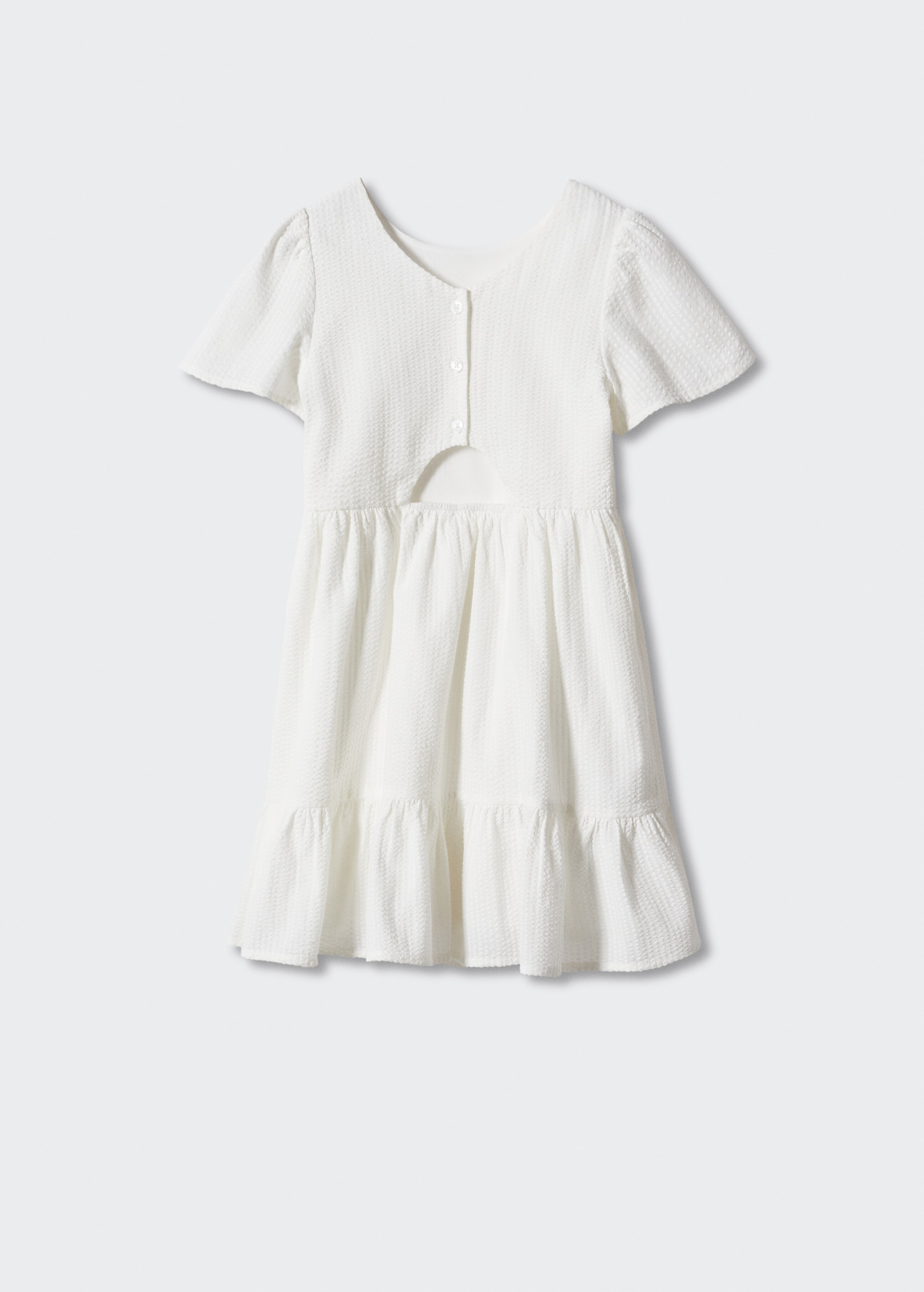 Frill cotton dress - Reverse of the article