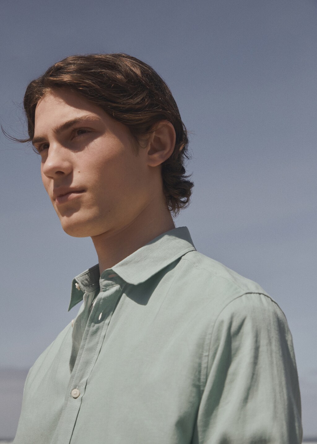 Linen-blend shirt - Details of the article 5