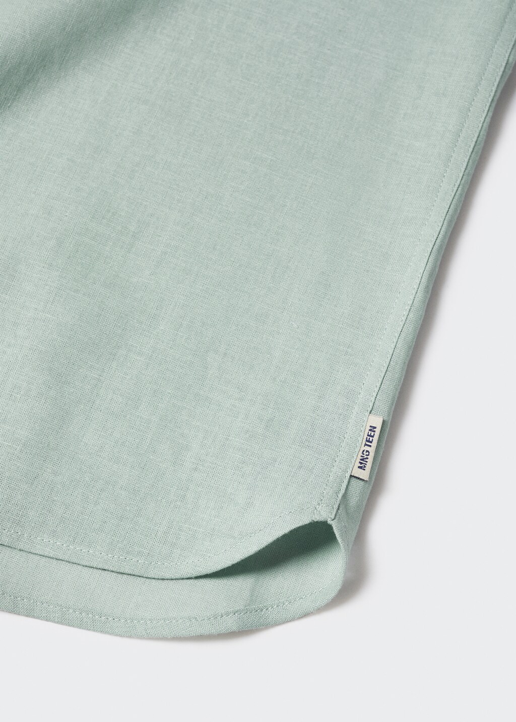 Linen-blend shirt - Details of the article 8