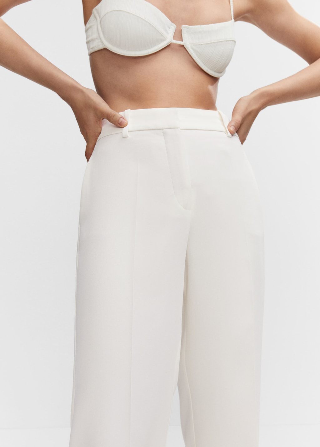  Wide leg suit pants - Details of the article 1