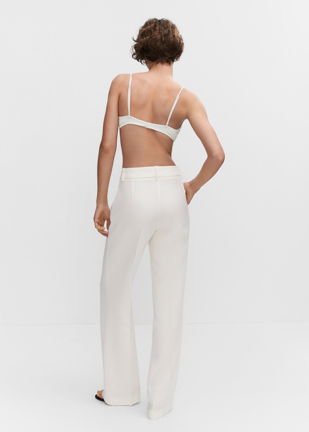  Wide leg suit pants - Reverse of the article