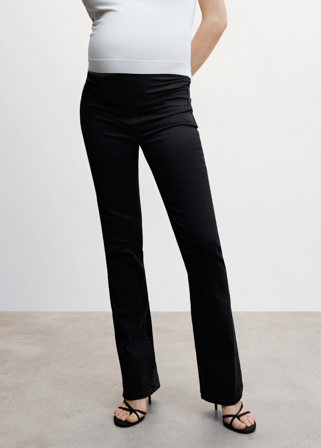 Maternity flared jeans - Medium plane