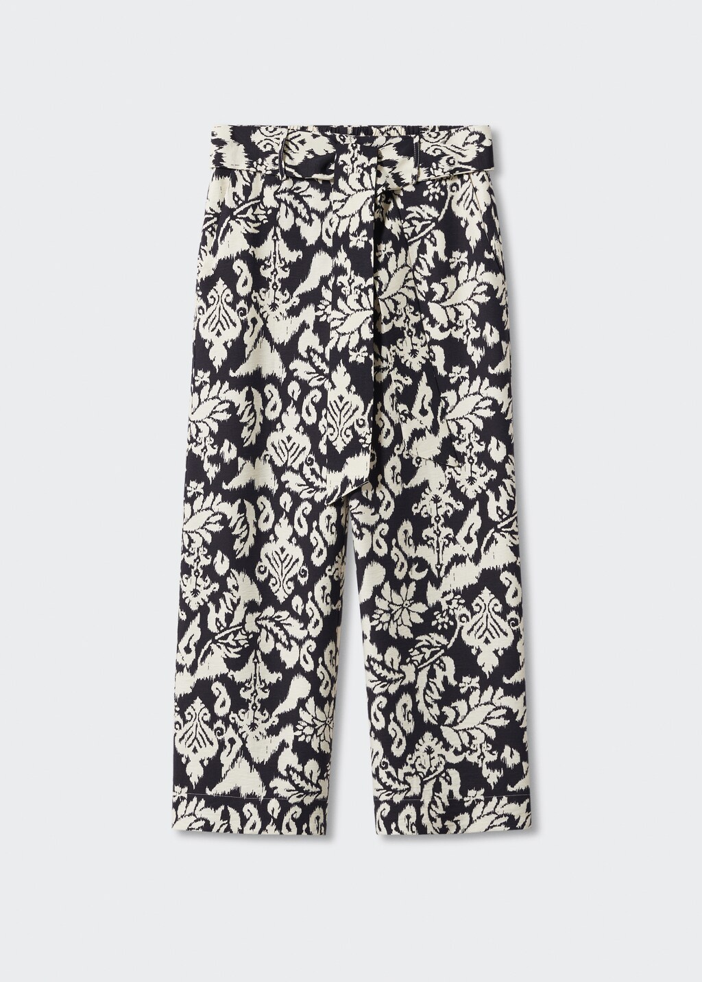 Bow printed trousers - Article without model