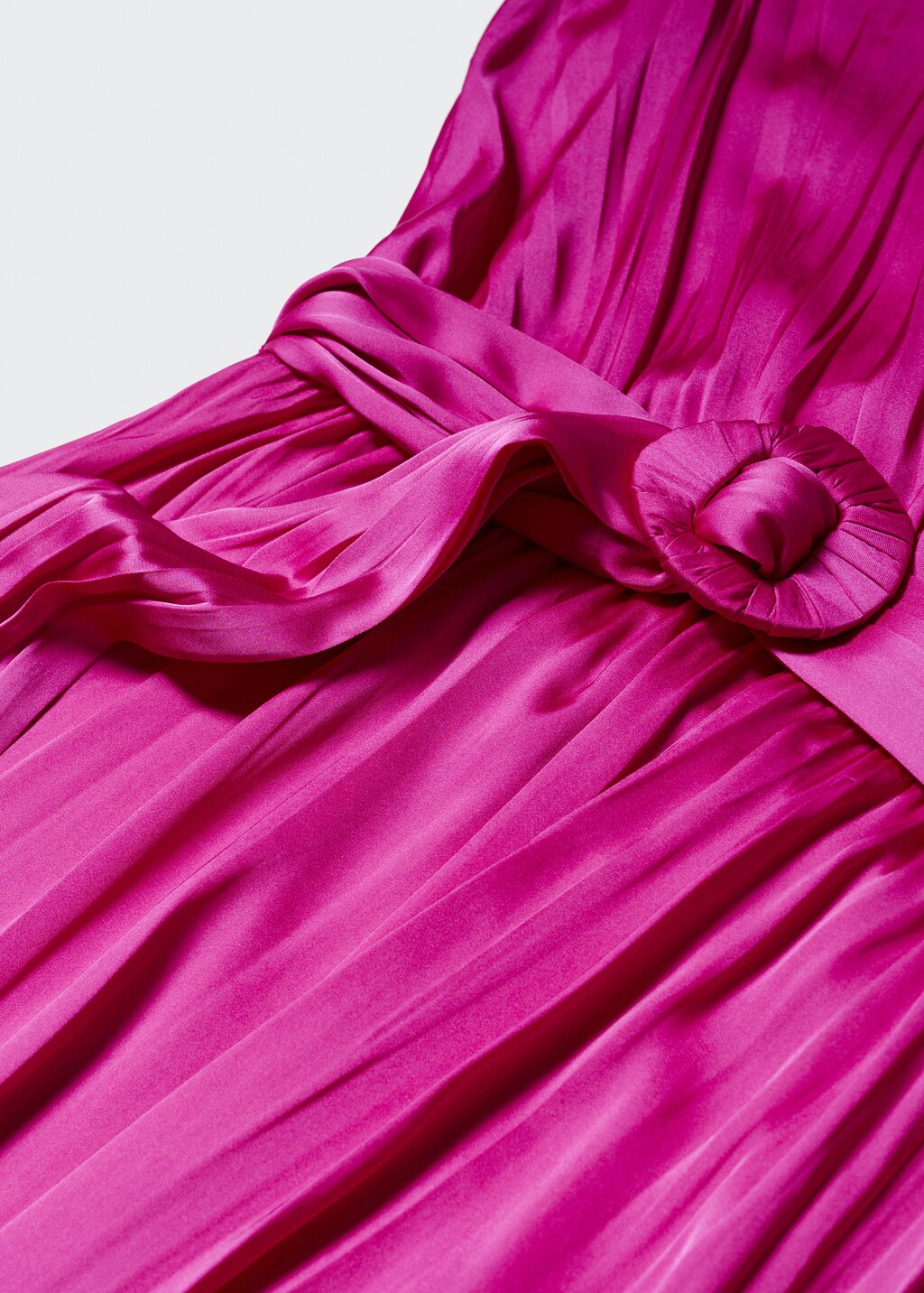 Pleated satin dress - Details of the article 8