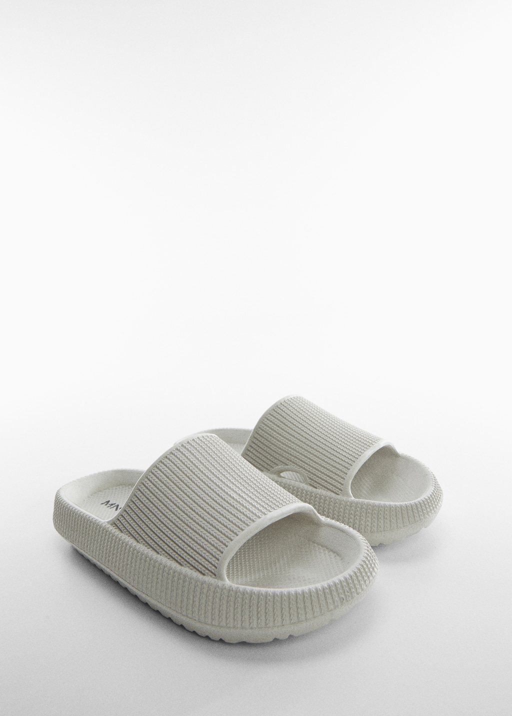 Textured flip-flops - Medium plane