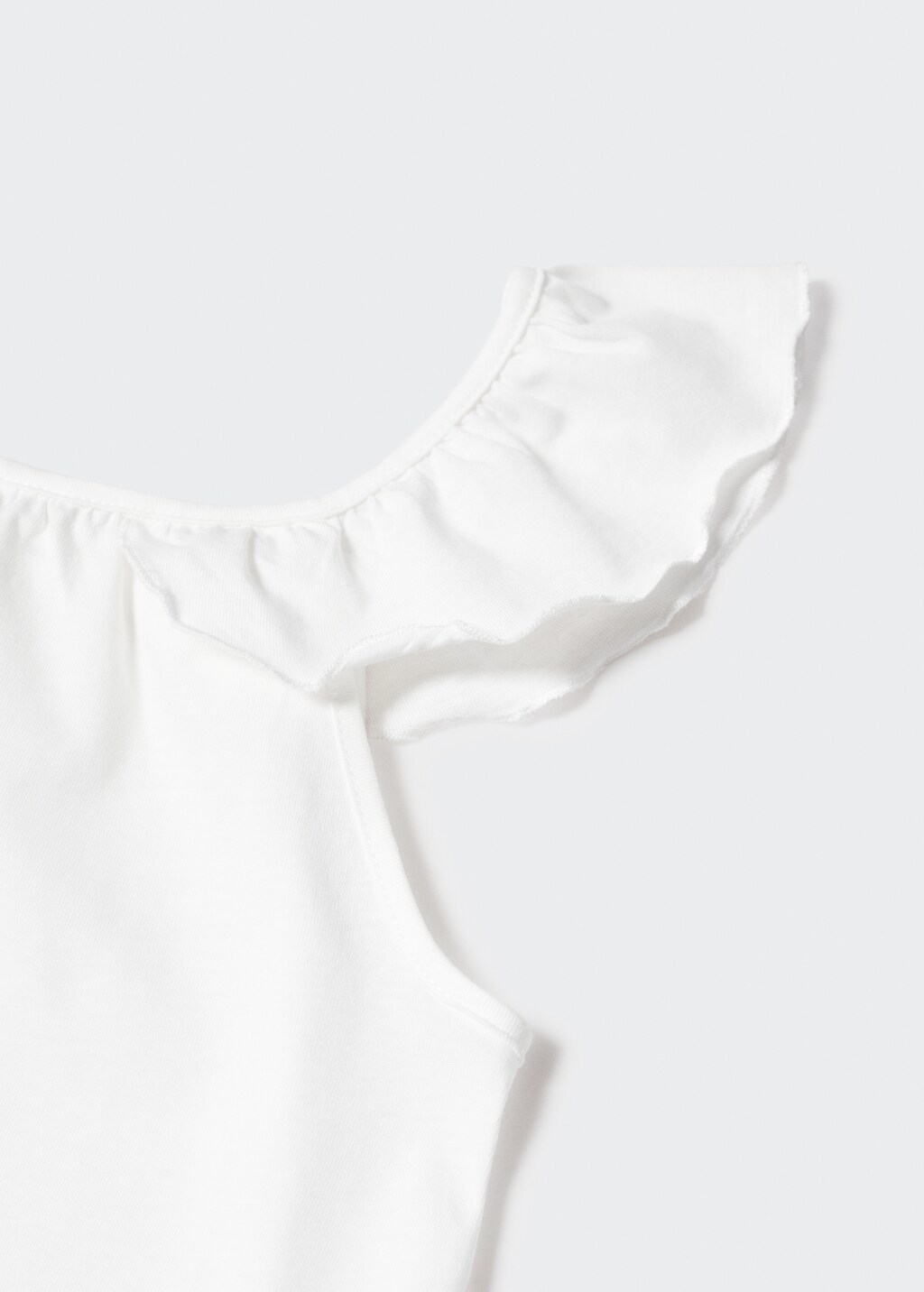 Ruffled strap t-shirt - Details of the article 8