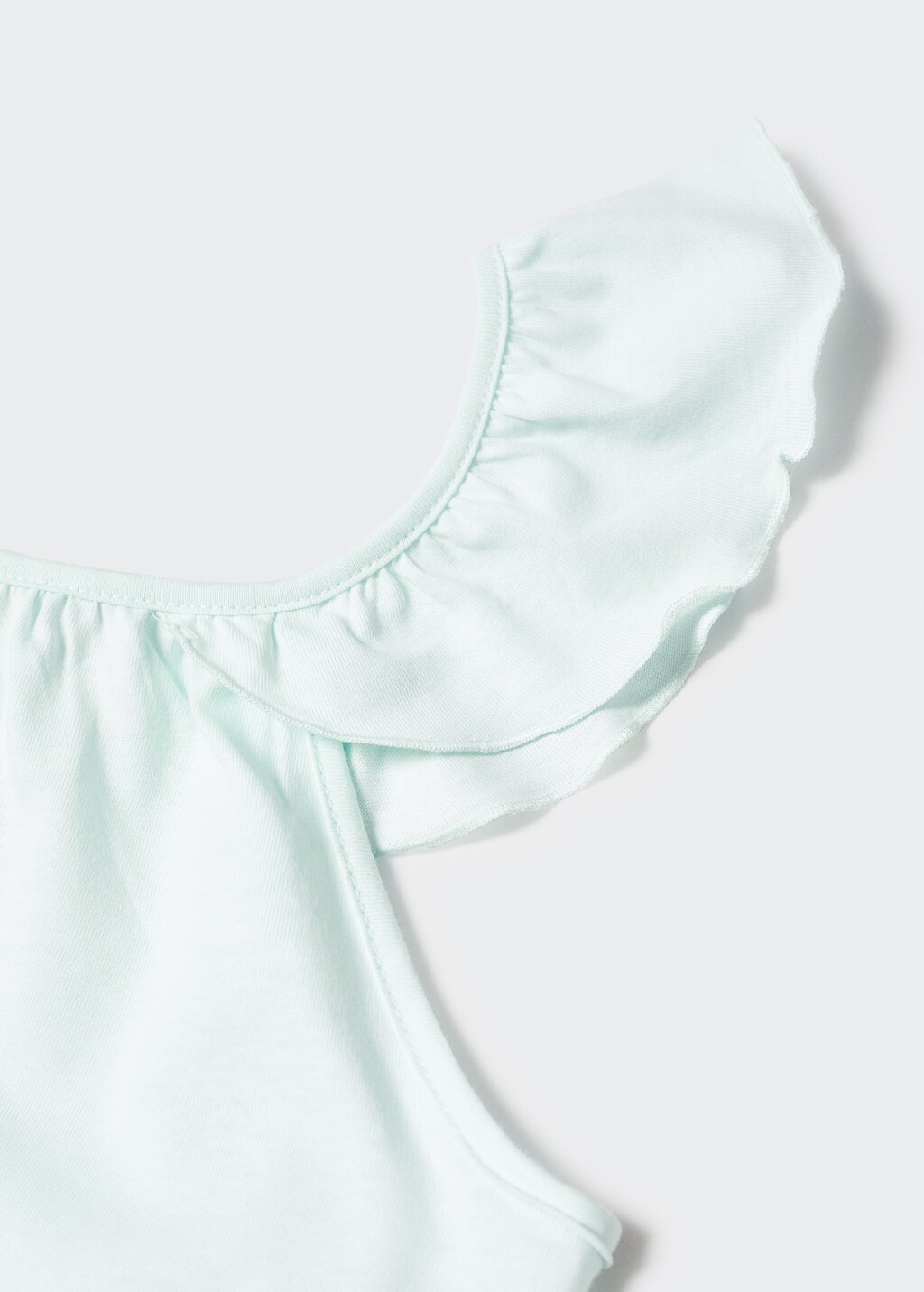 Ruffled strap t-shirt - Details of the article 8