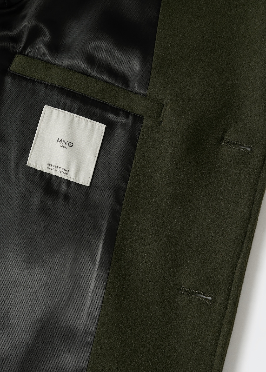 Recycled woolen coat - Details of the article 8