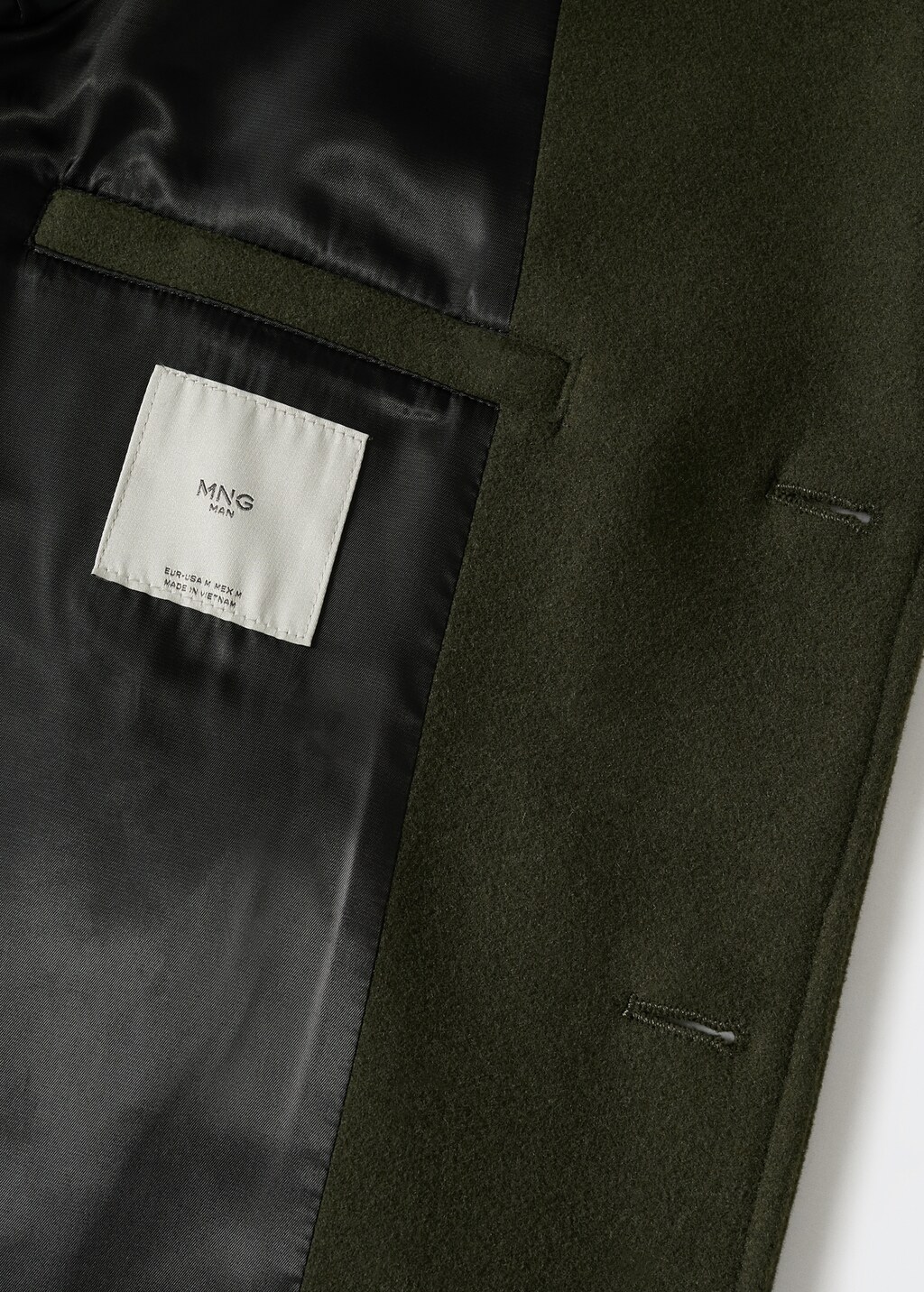 Recycled woolen coat - Details of the article 8