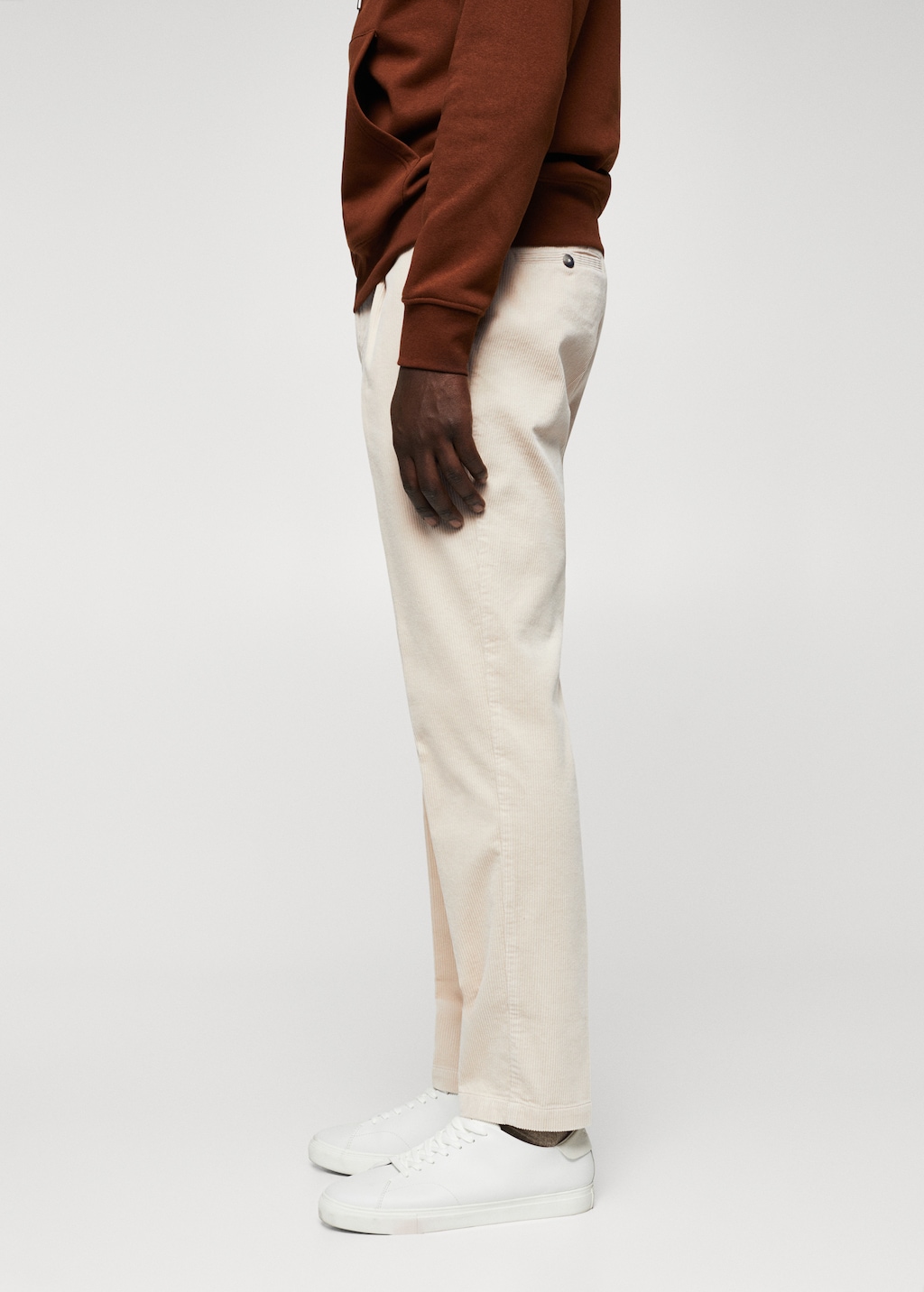 Pleated corduroy trousers - Details of the article 4