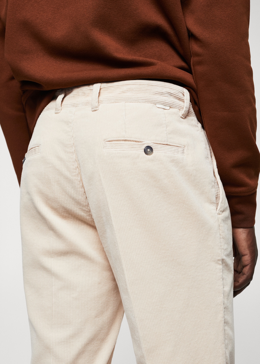 Pleated corduroy trousers - Details of the article 6