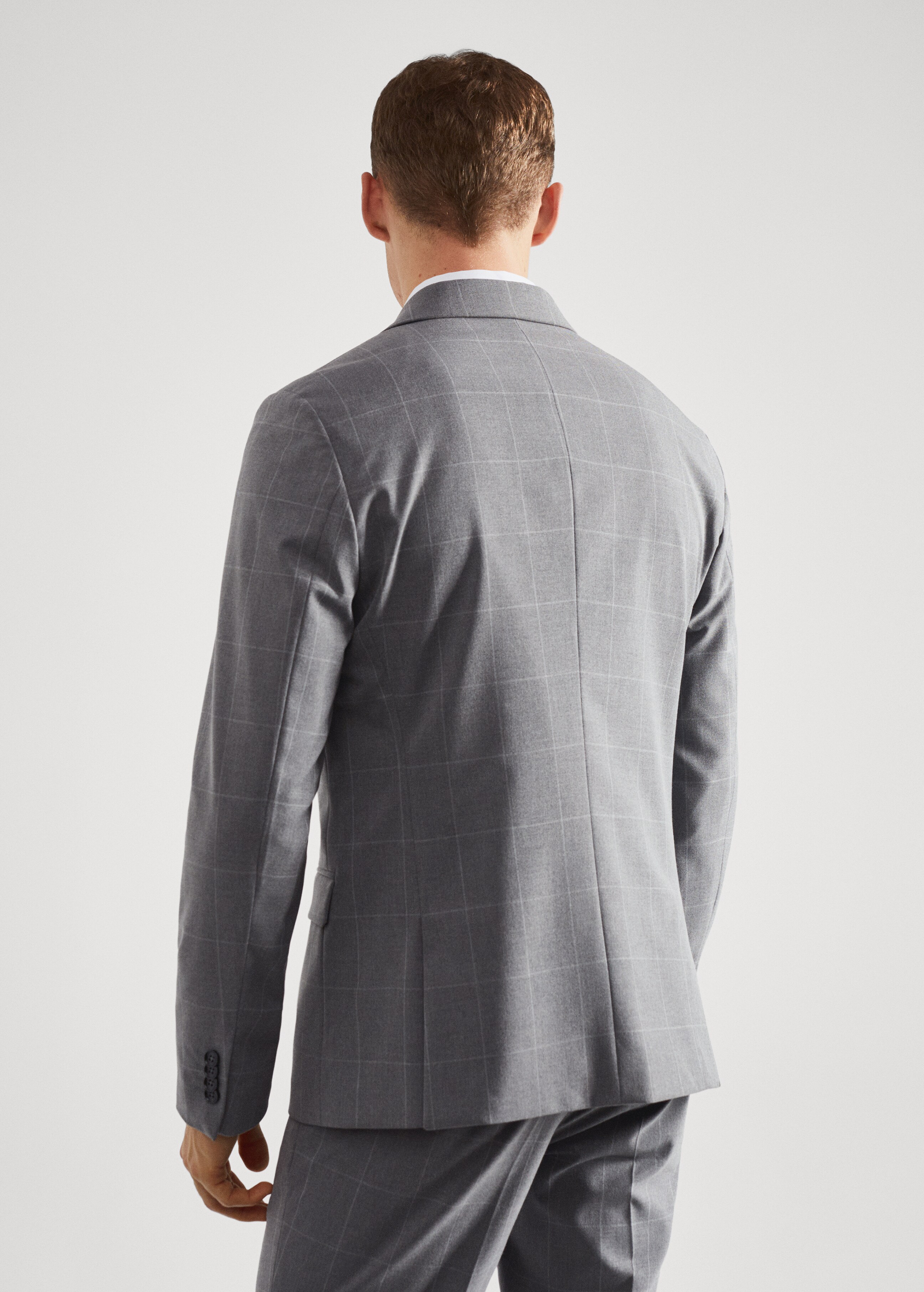 Super slim-fit suit jacket - Reverse of the article
