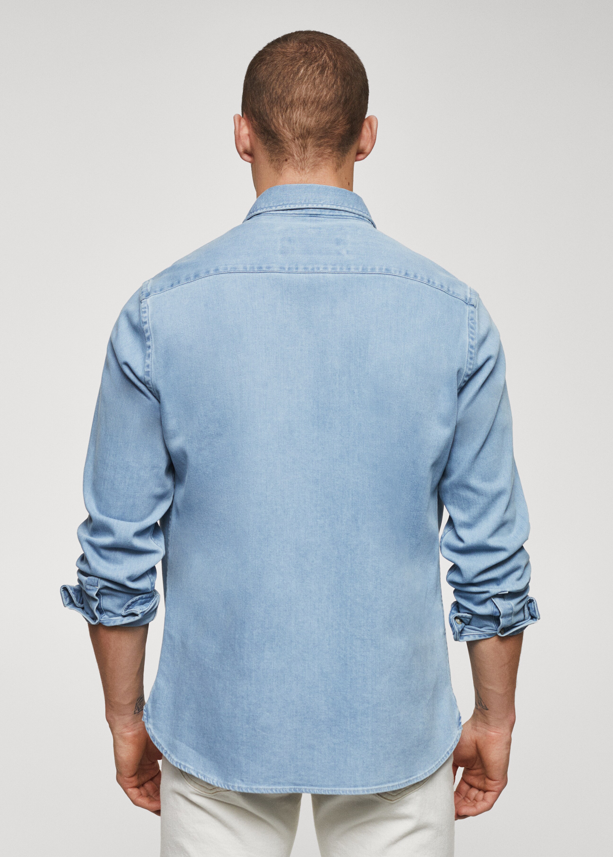 Camisa slim fit texana  - Revers de l'article