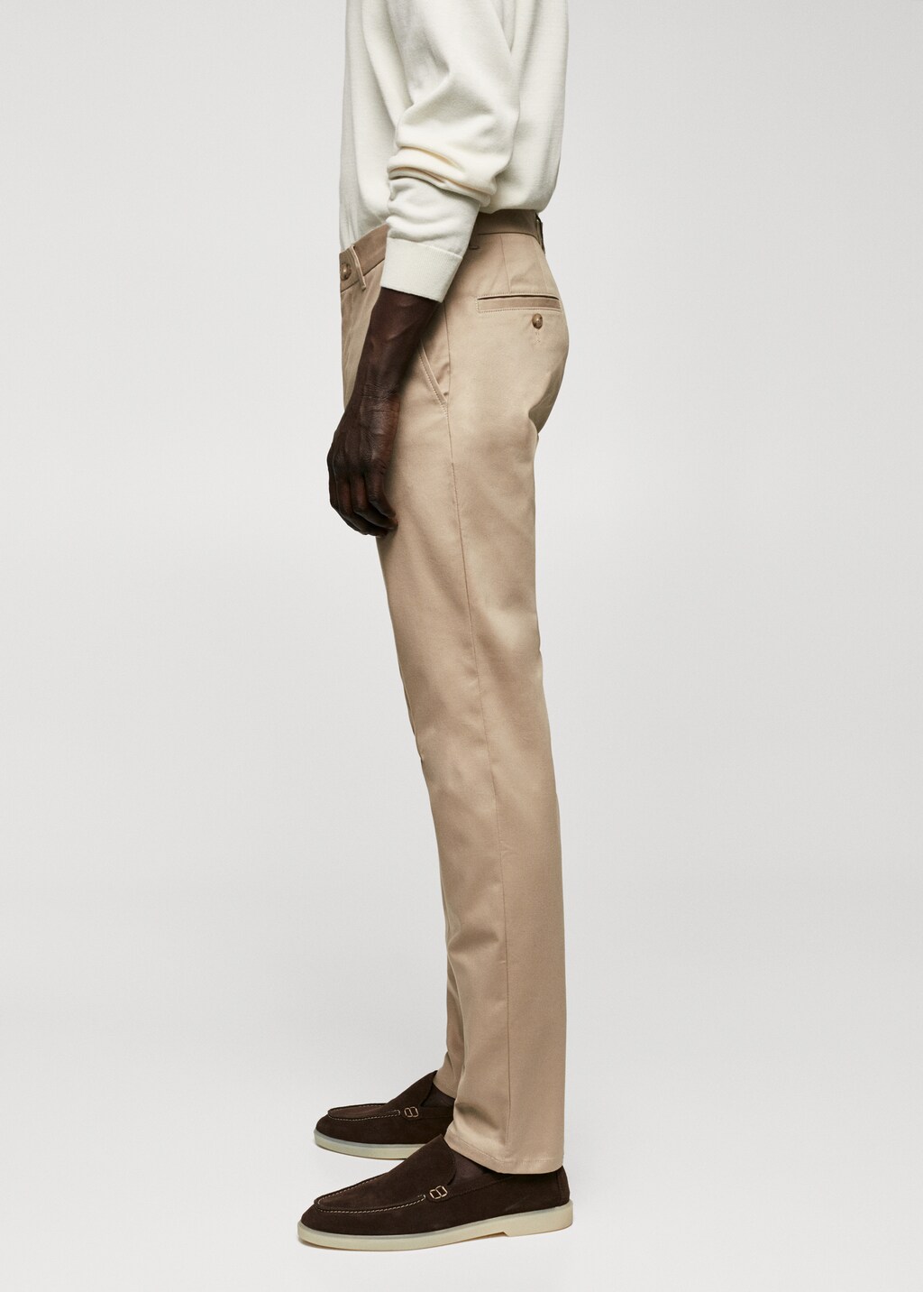 Skinny chino trousers - Details of the article 2