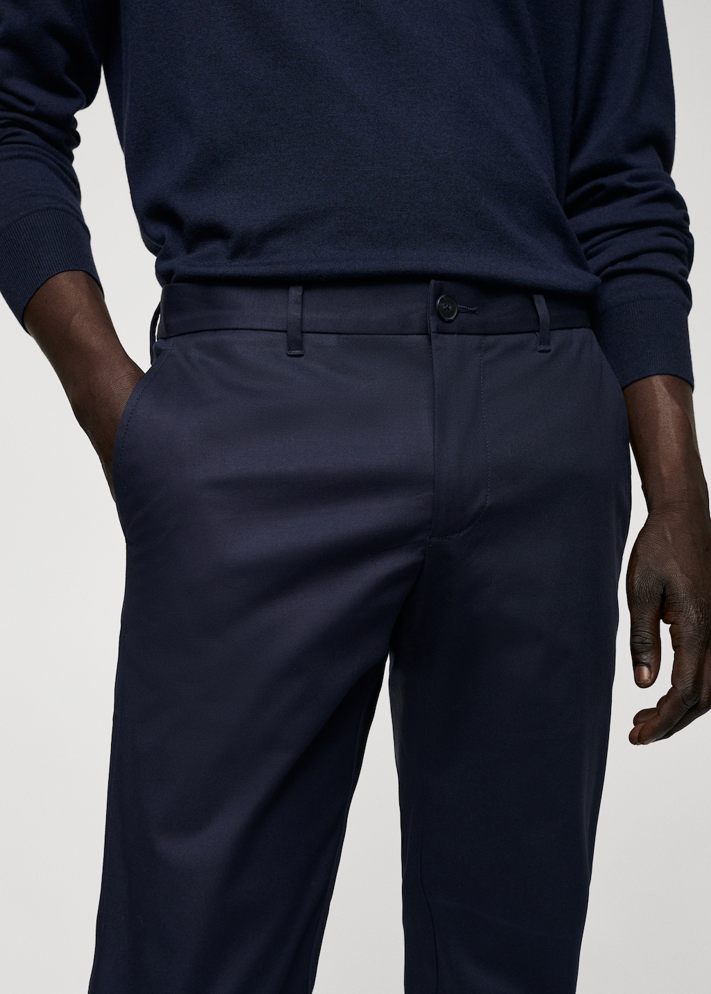 Skinny chino trousers - Details of the article 1