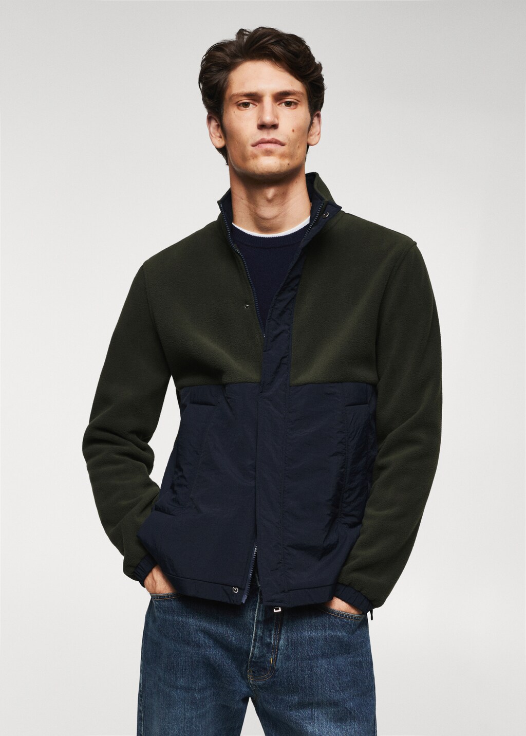 Combined fleece jacket - Medium plane