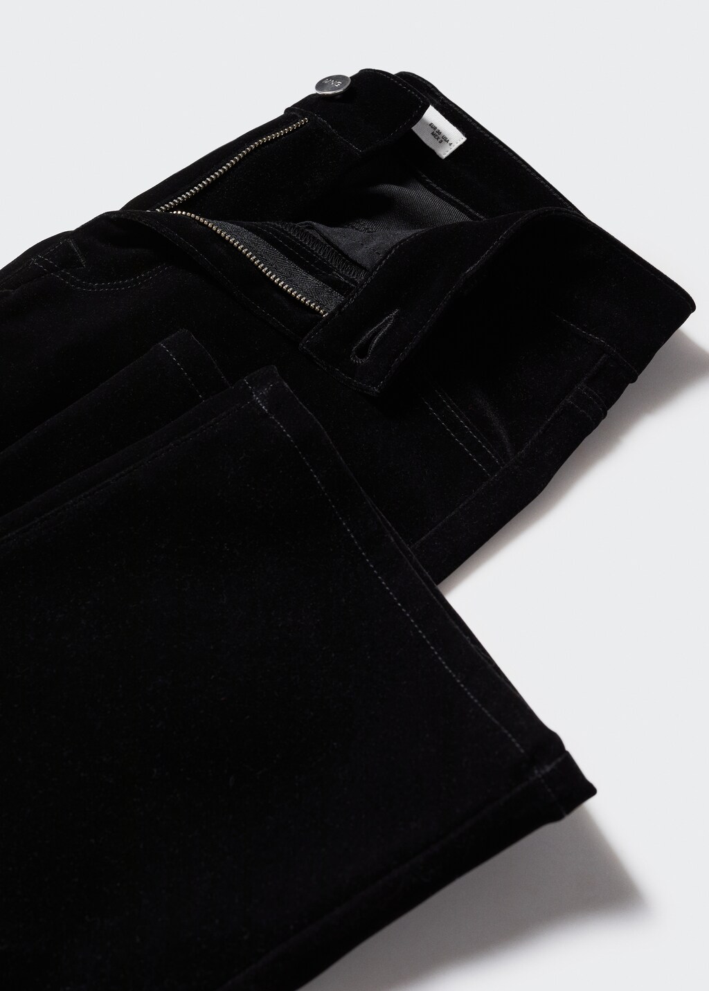 Fluwelen mid-rise flared jeans - Detail van het artikel 8