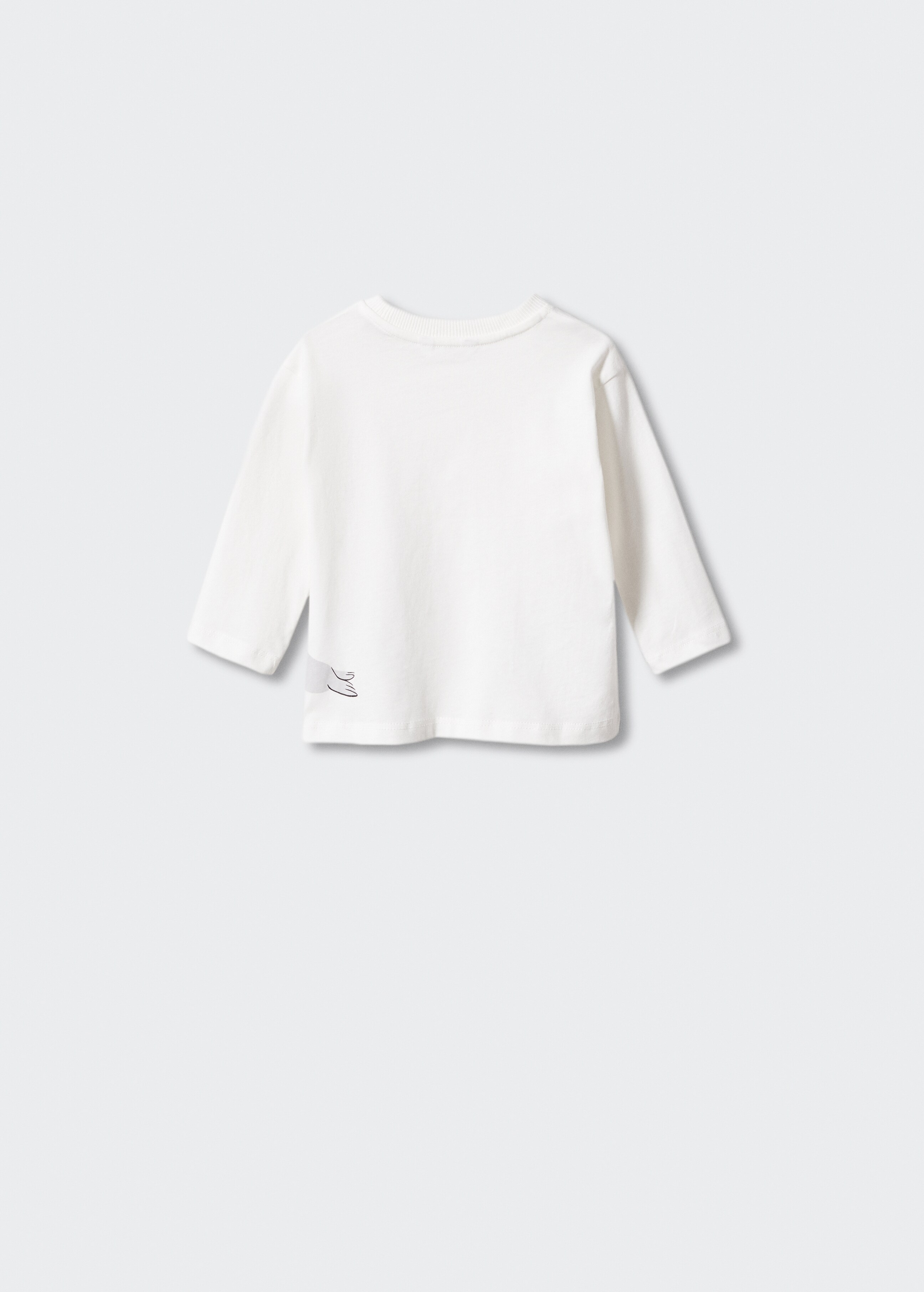 Printed long sleeve t-shirt - Reverse of the article