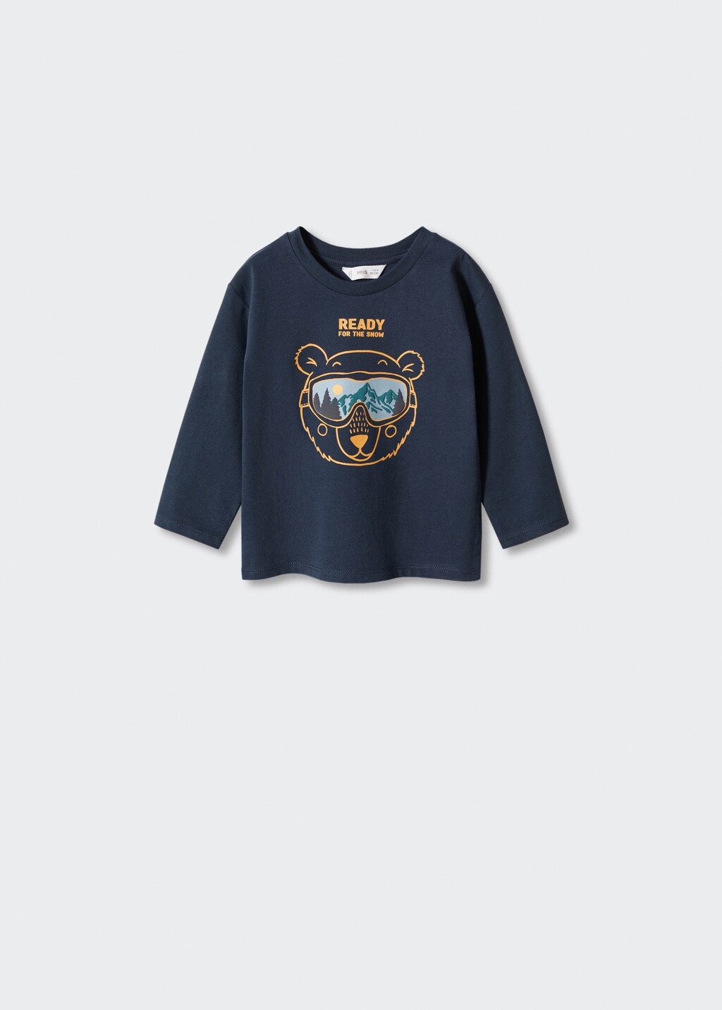 Long sleeve cotton t-shirt