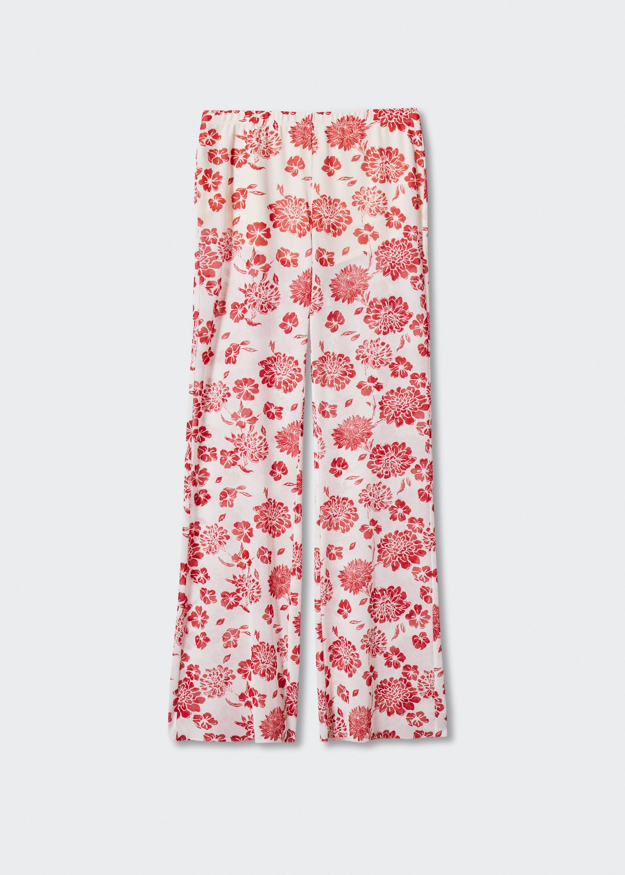 Floral print trousers - Article without model