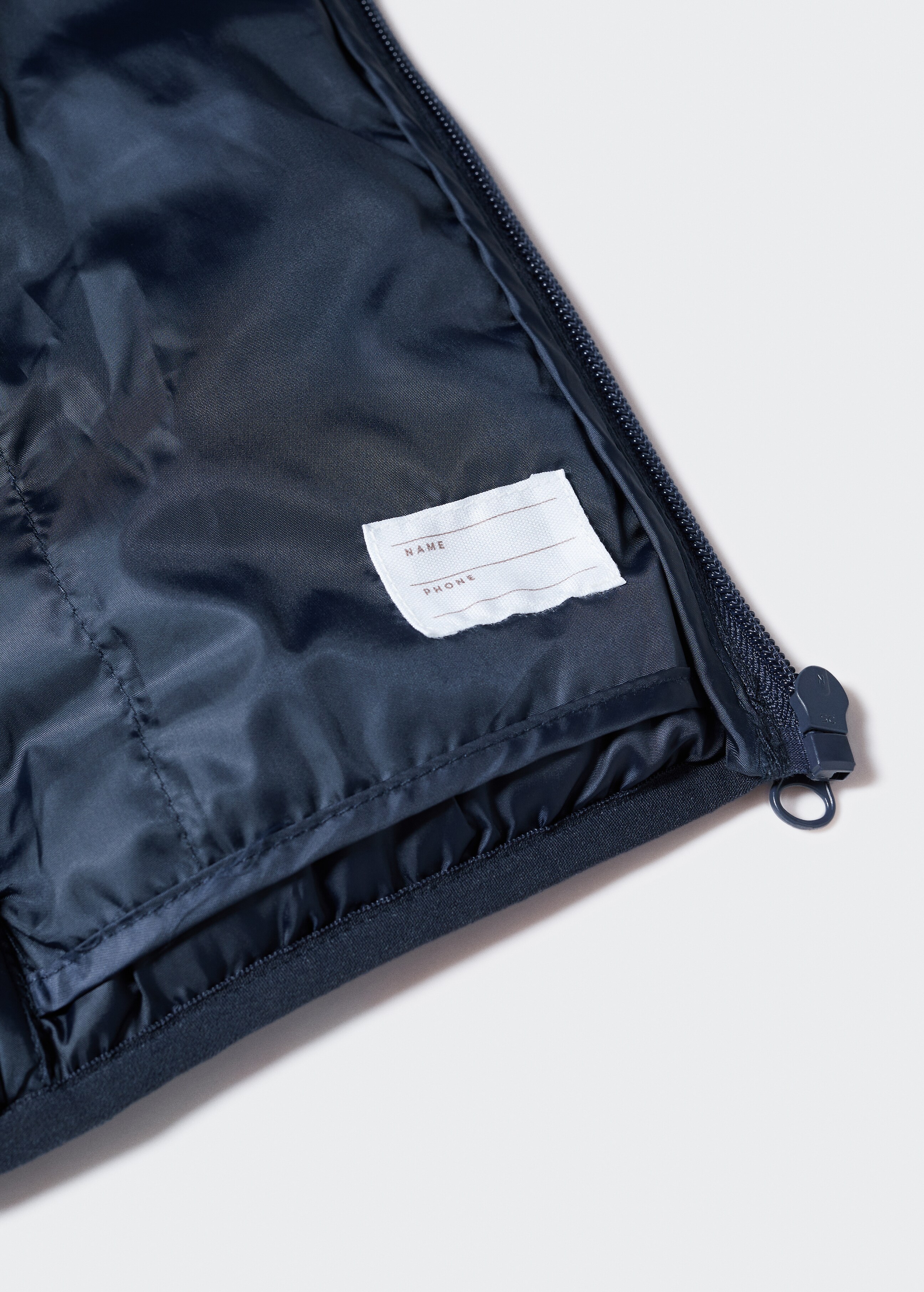Side-zip quilted coat - Details of the article 8