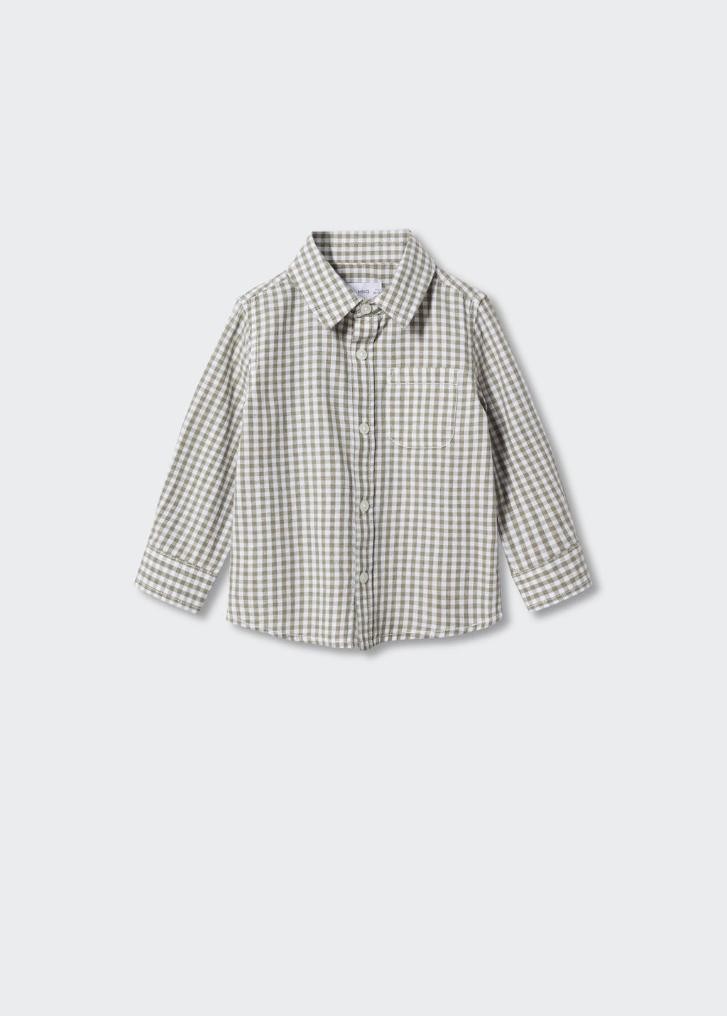 Check cotton shirt - Article without model