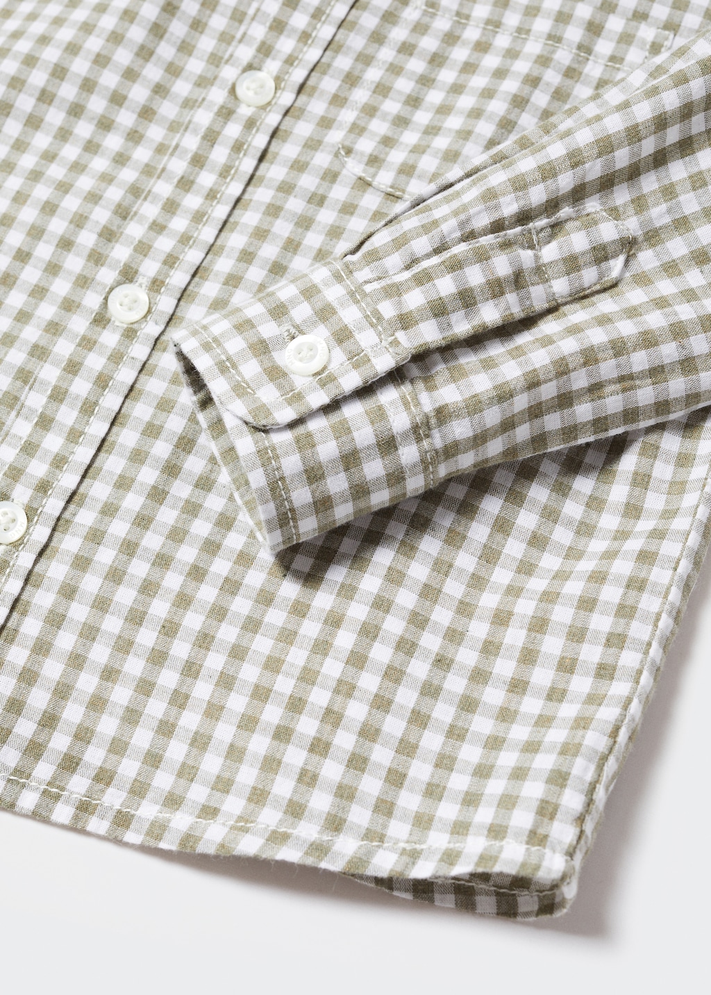 Check cotton shirt - Details of the article 0