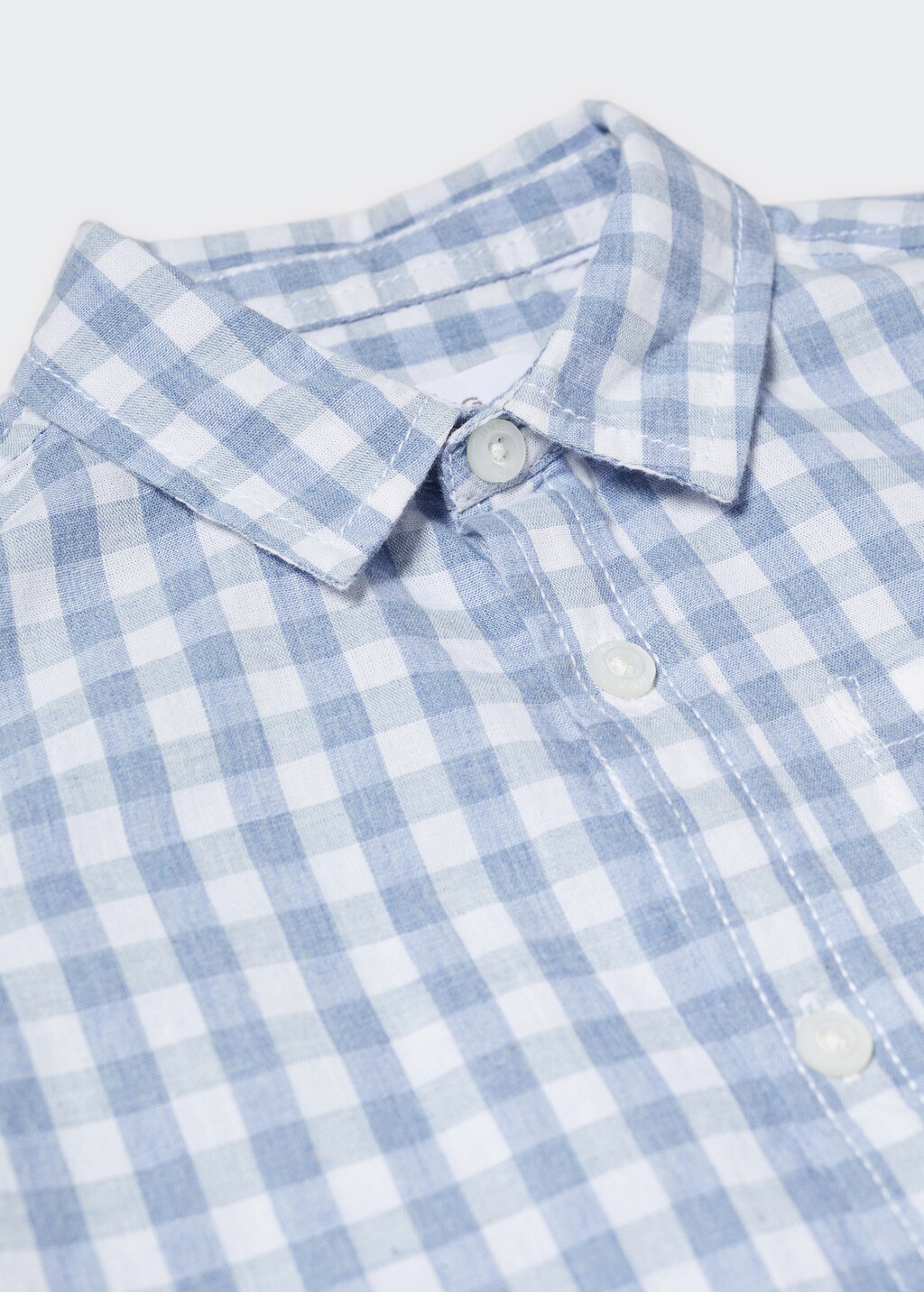 Check cotton shirt - Details of the article 0