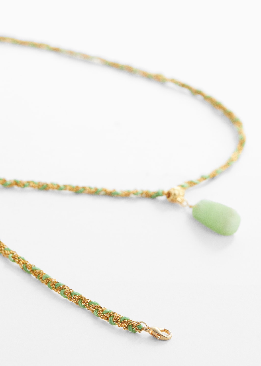 Semi-precious stone combination necklace - Details of the article 1