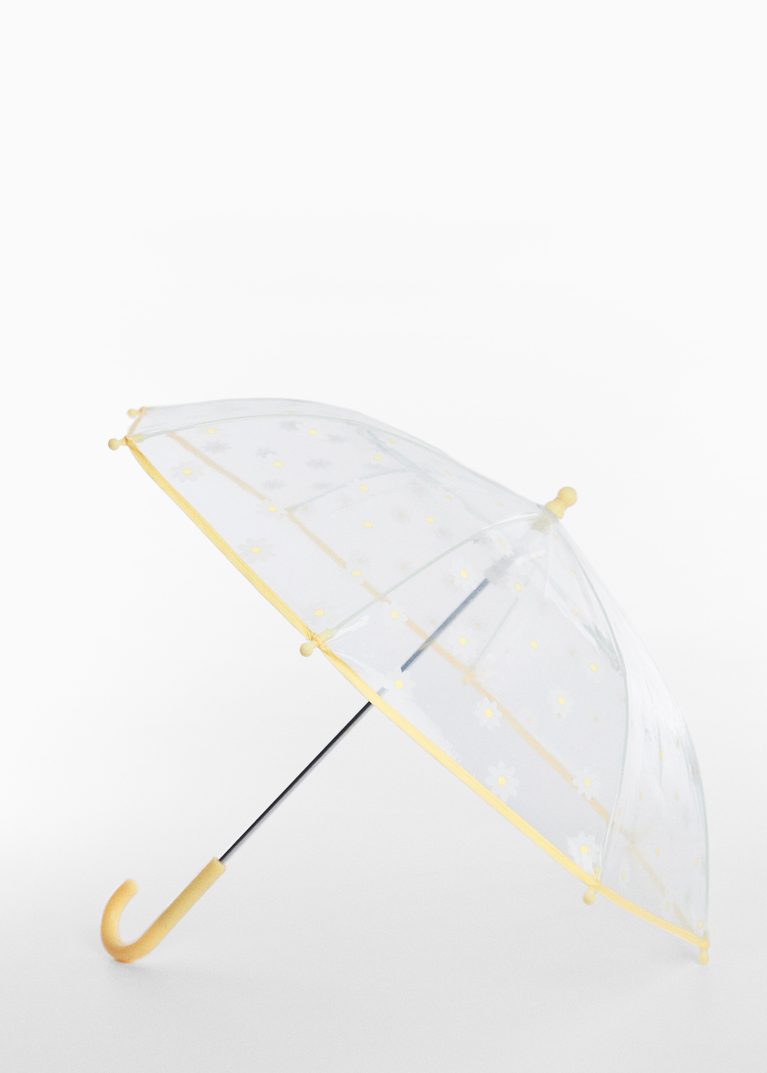 Parapluie transparent imprimé - Plan moyen
