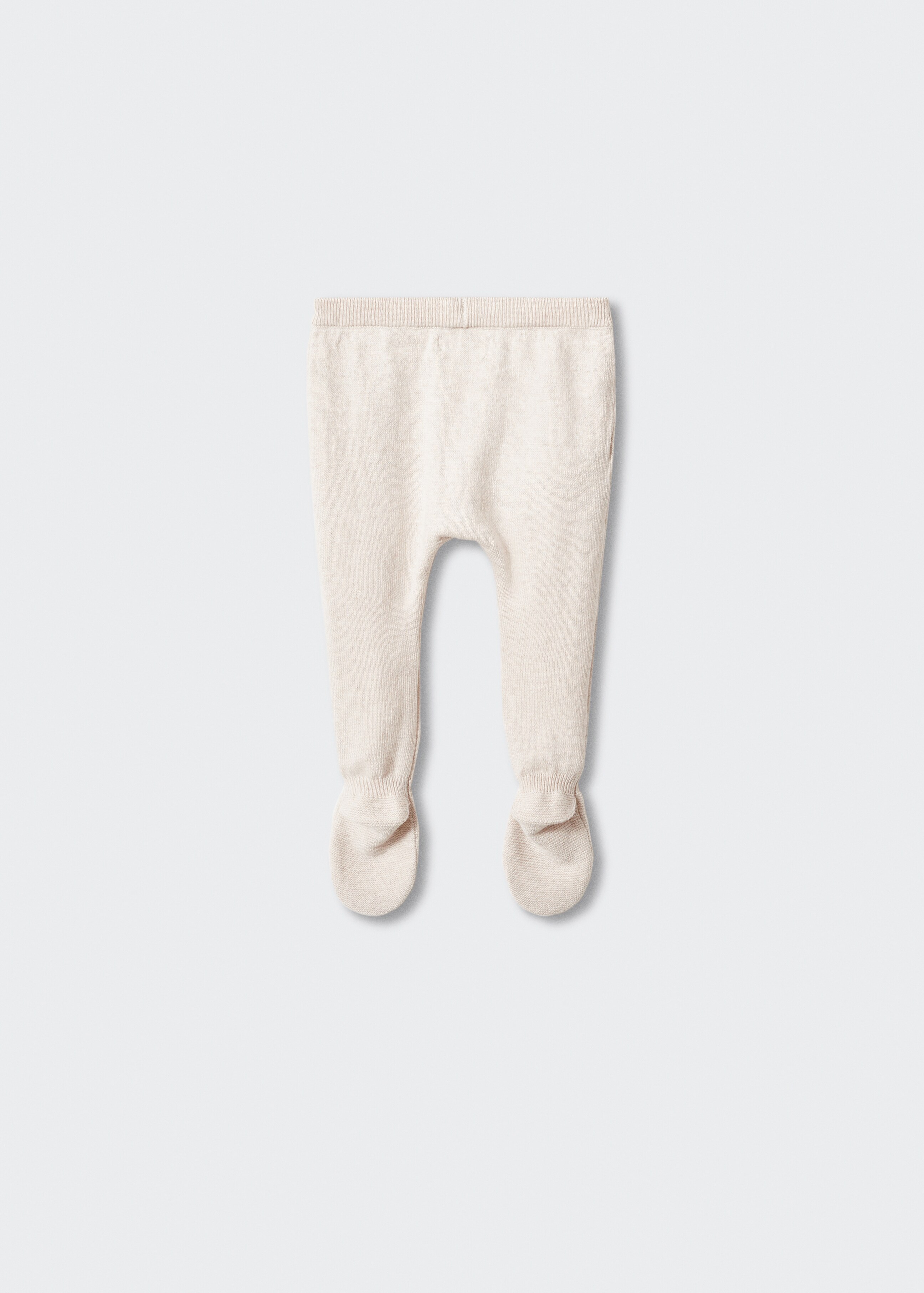 Knit footed pants - Reverse of the article