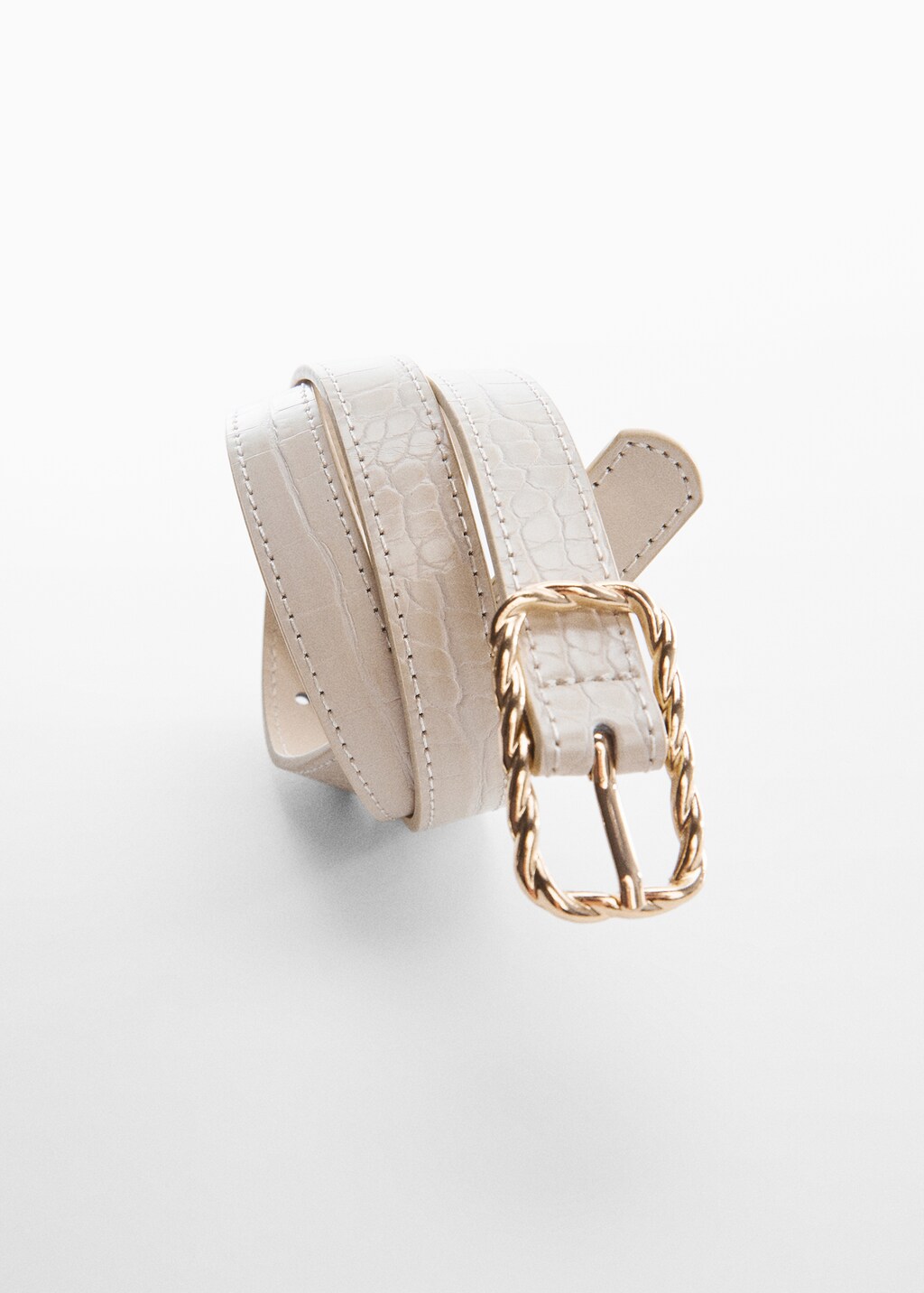 Embossed buckle belt - Details of the article 2