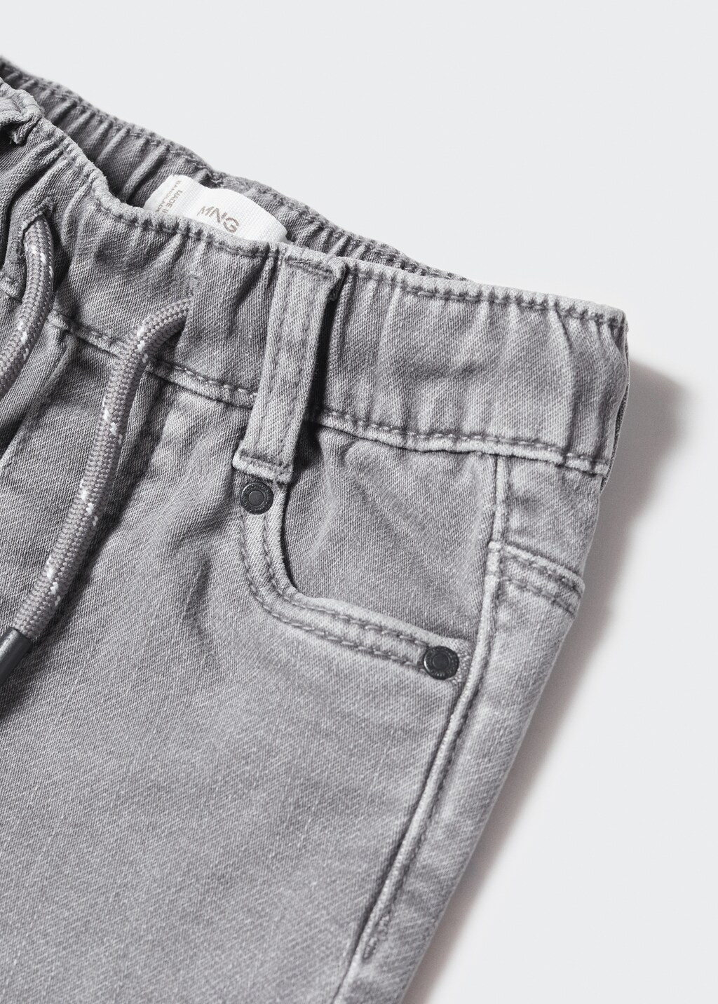 Drawstring waist jeans - Details of the article 8