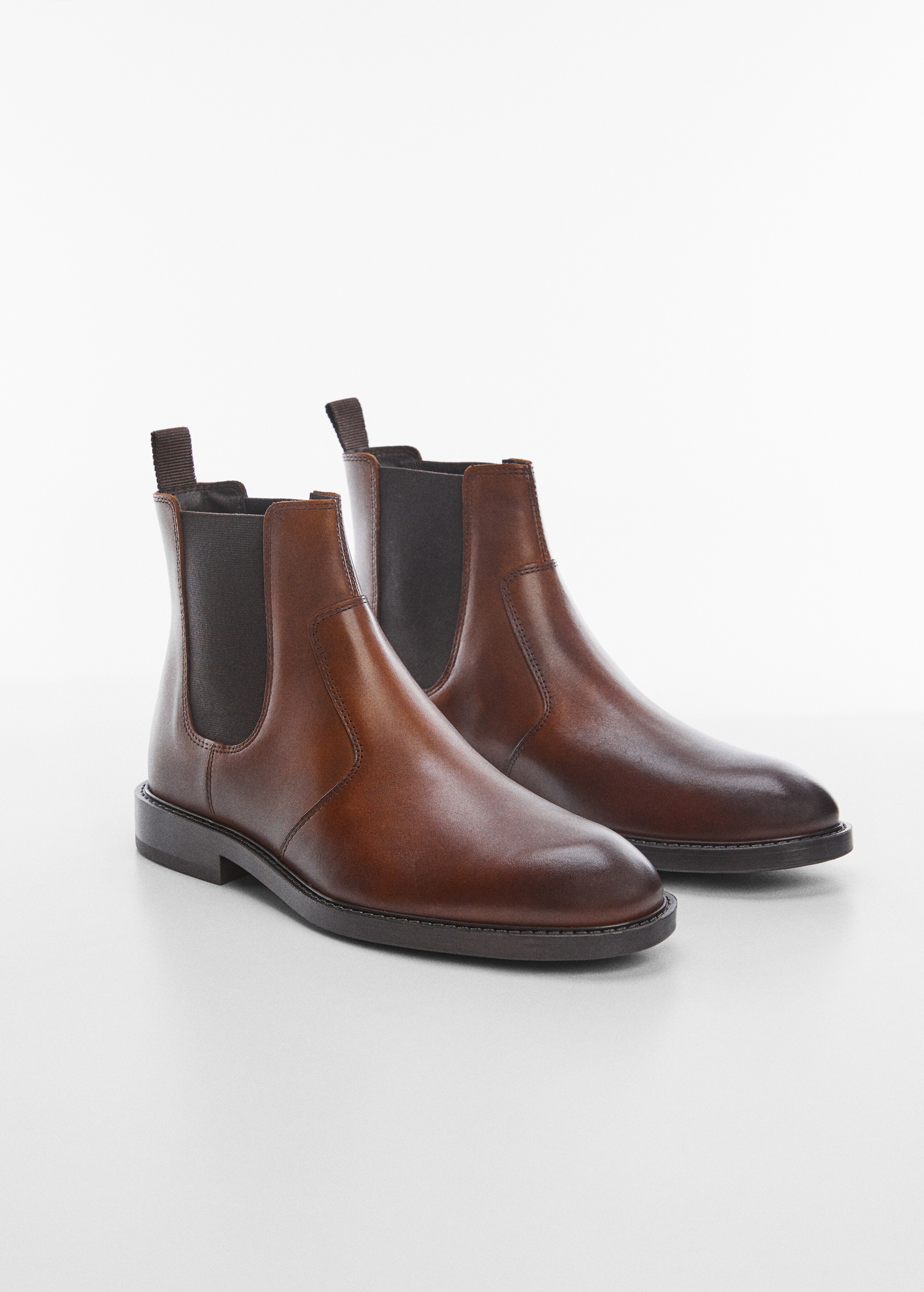 Leather Chelsea ankle boots - Medium plane