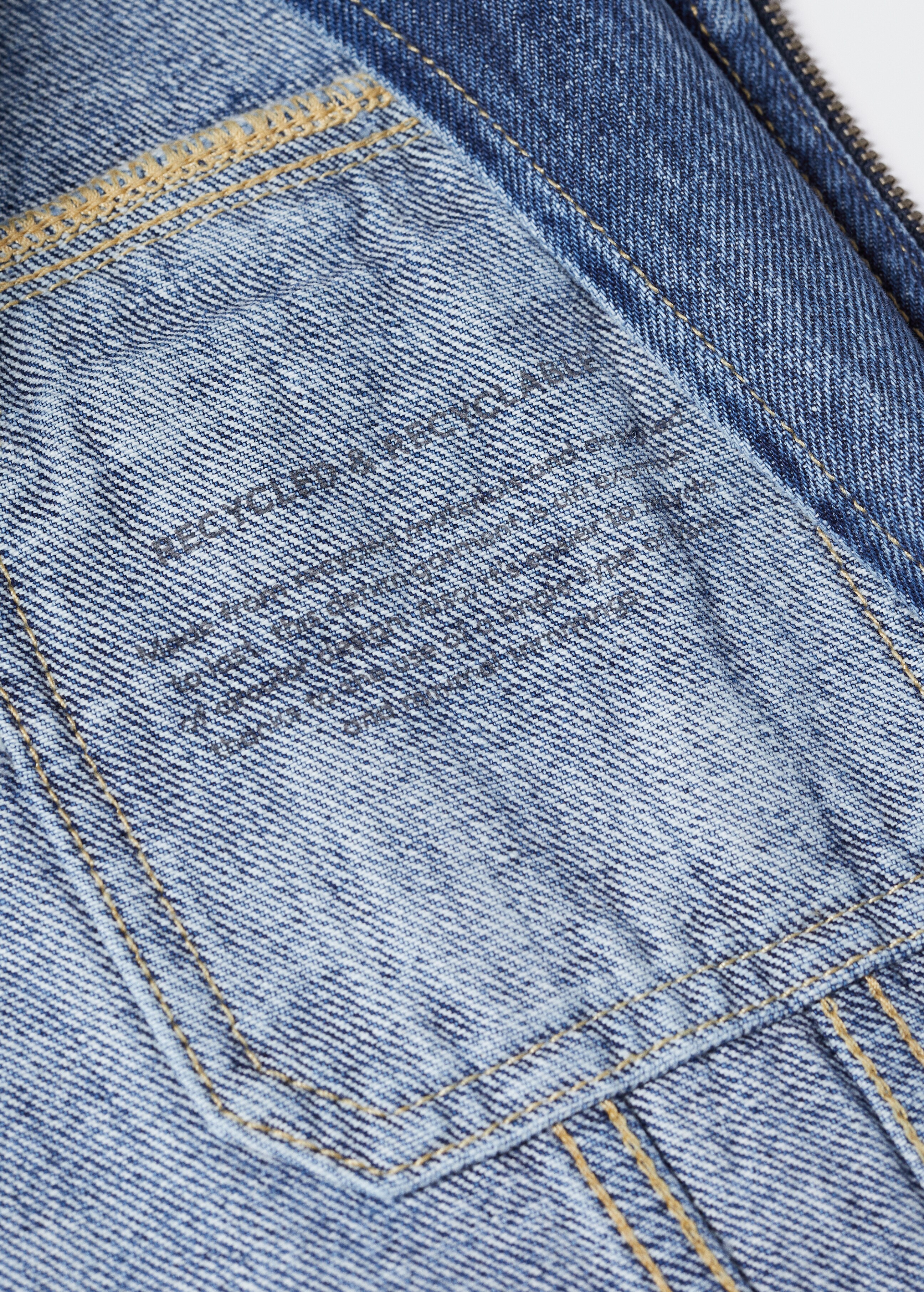 Frayed hem denim jacket - Details of the article 0