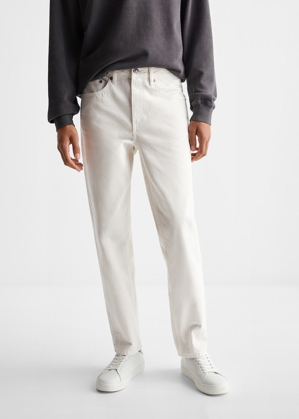 Regular-fit cotton trousers - Details of the article 6