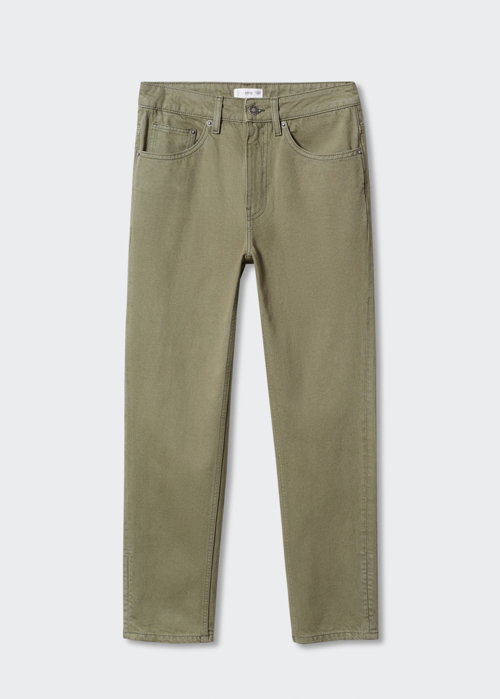 Regular-fit cotton trousers - Article without model