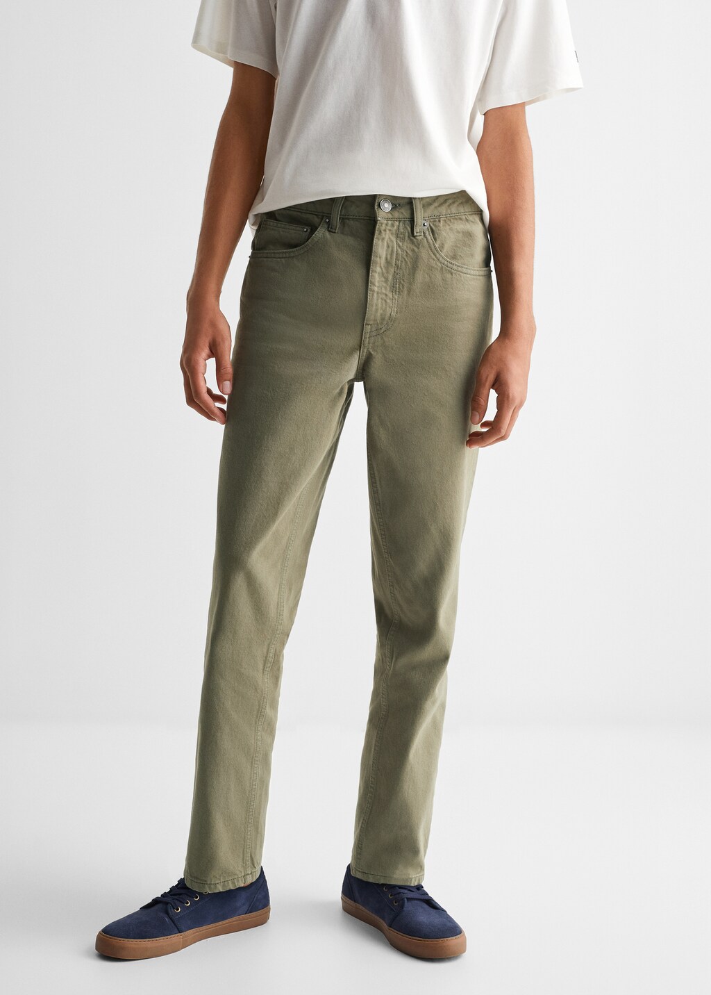 Regular-fit cotton trousers - Details of the article 6