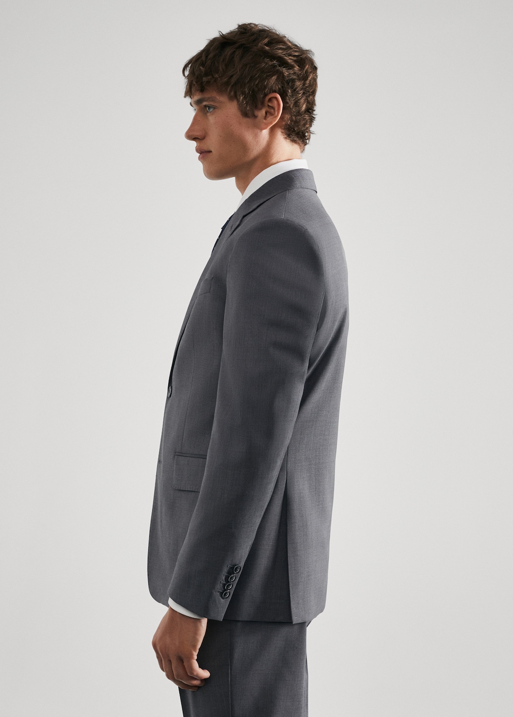 Veste costume slim fit laine vierge - Détail de l'article 2