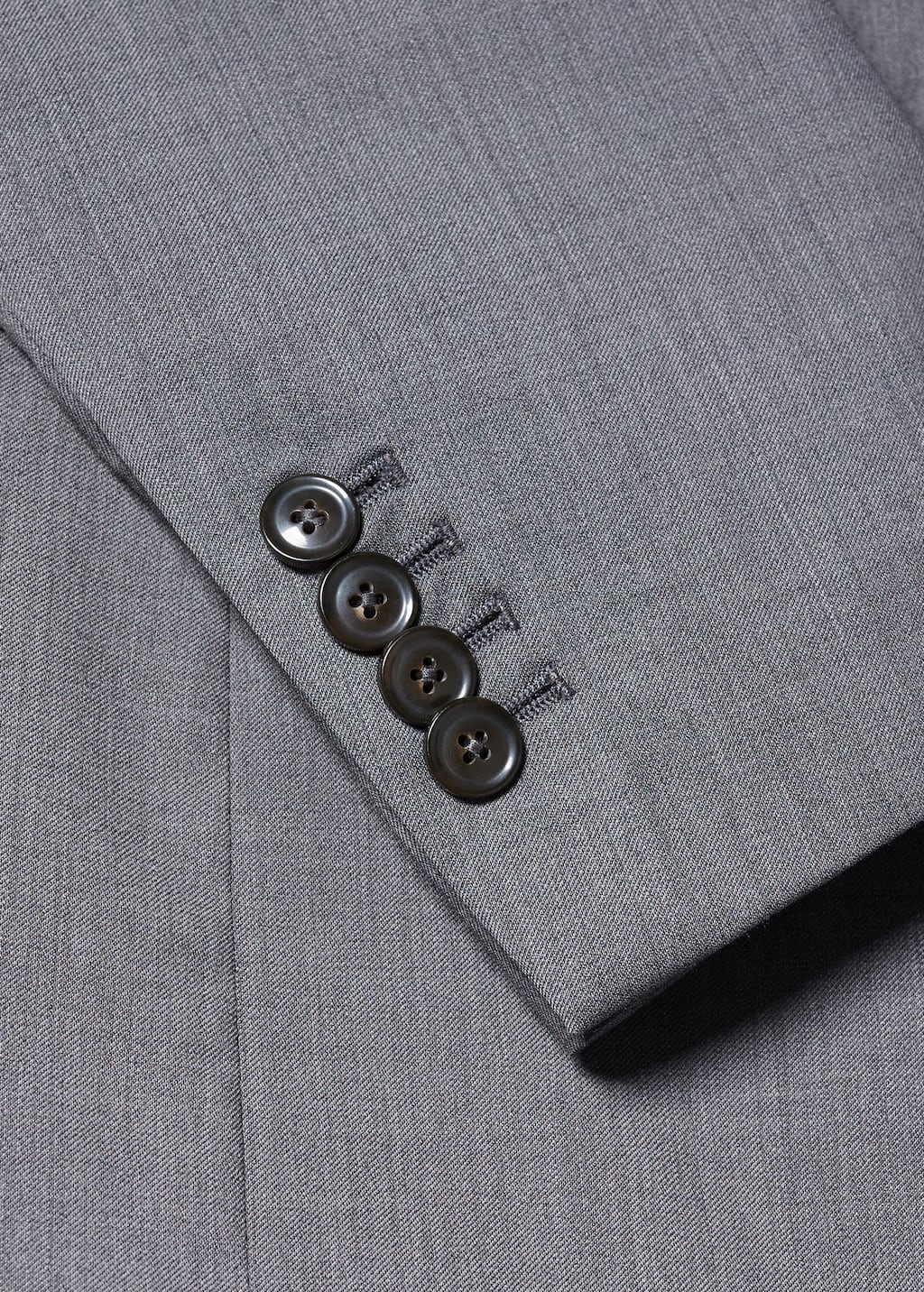 Slim fit virgin wool suit blazer - Details of the article 8