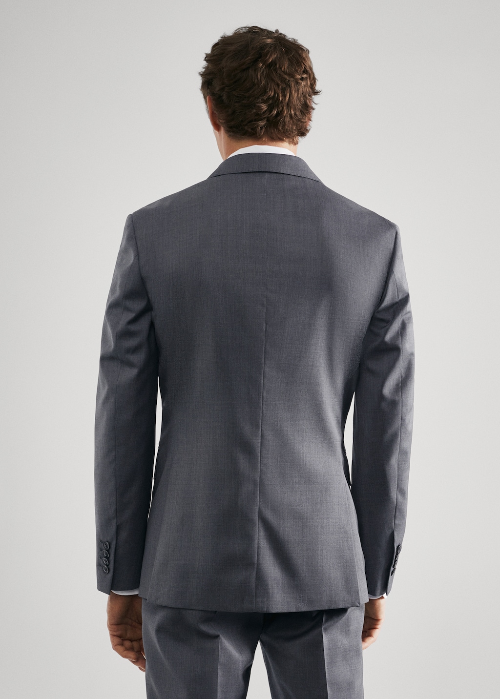 Veste costume slim fit laine vierge - Verso de l’article