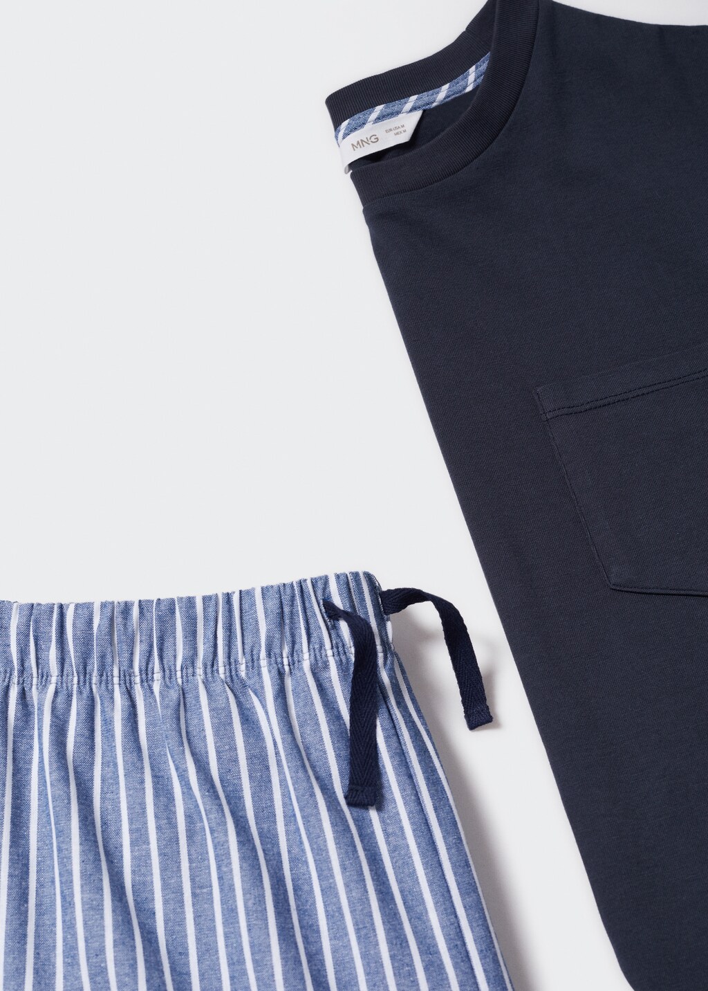 Striped long pyjamas - Details of the article 8