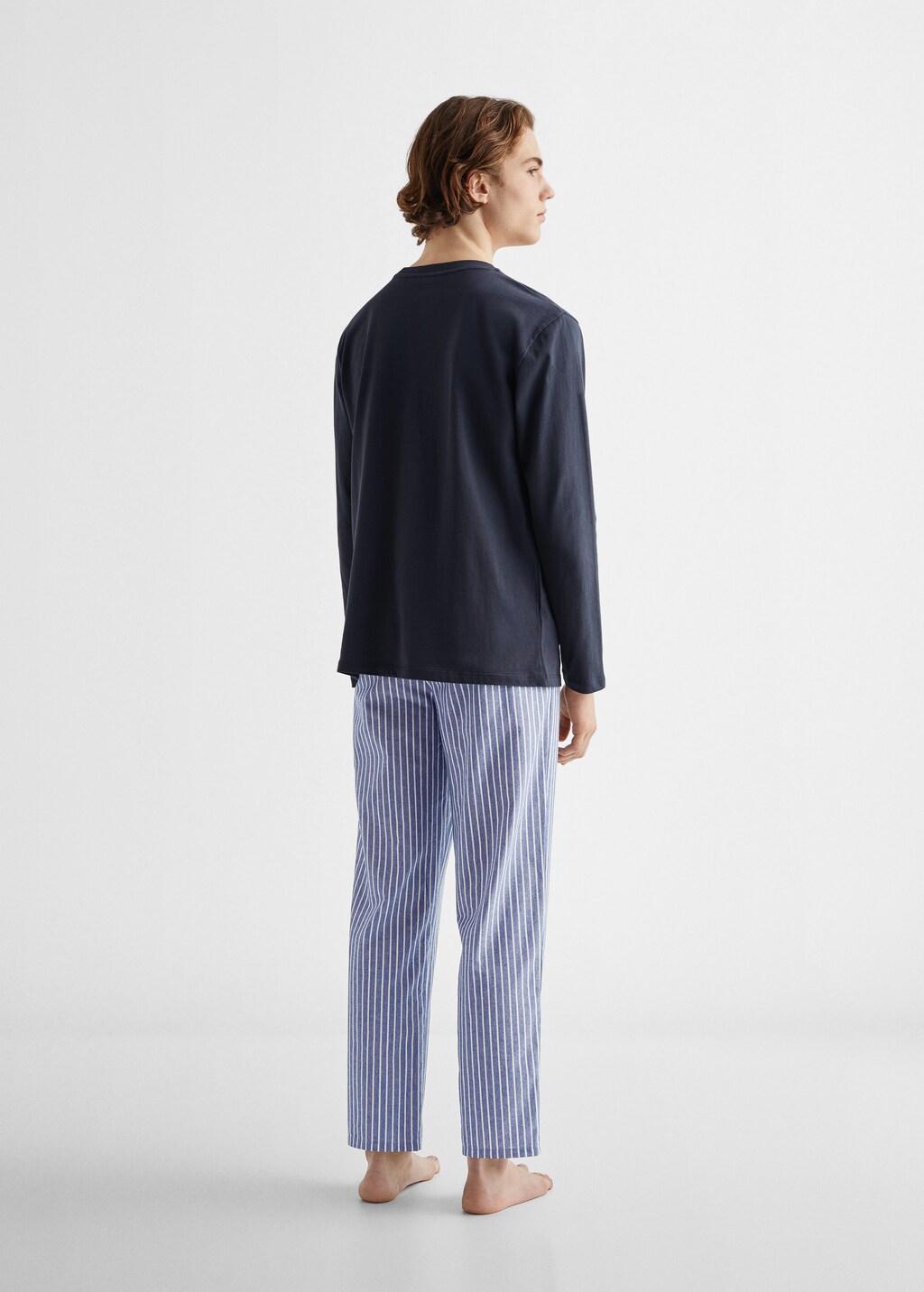 Striped long pyjamas - Reverse of the article