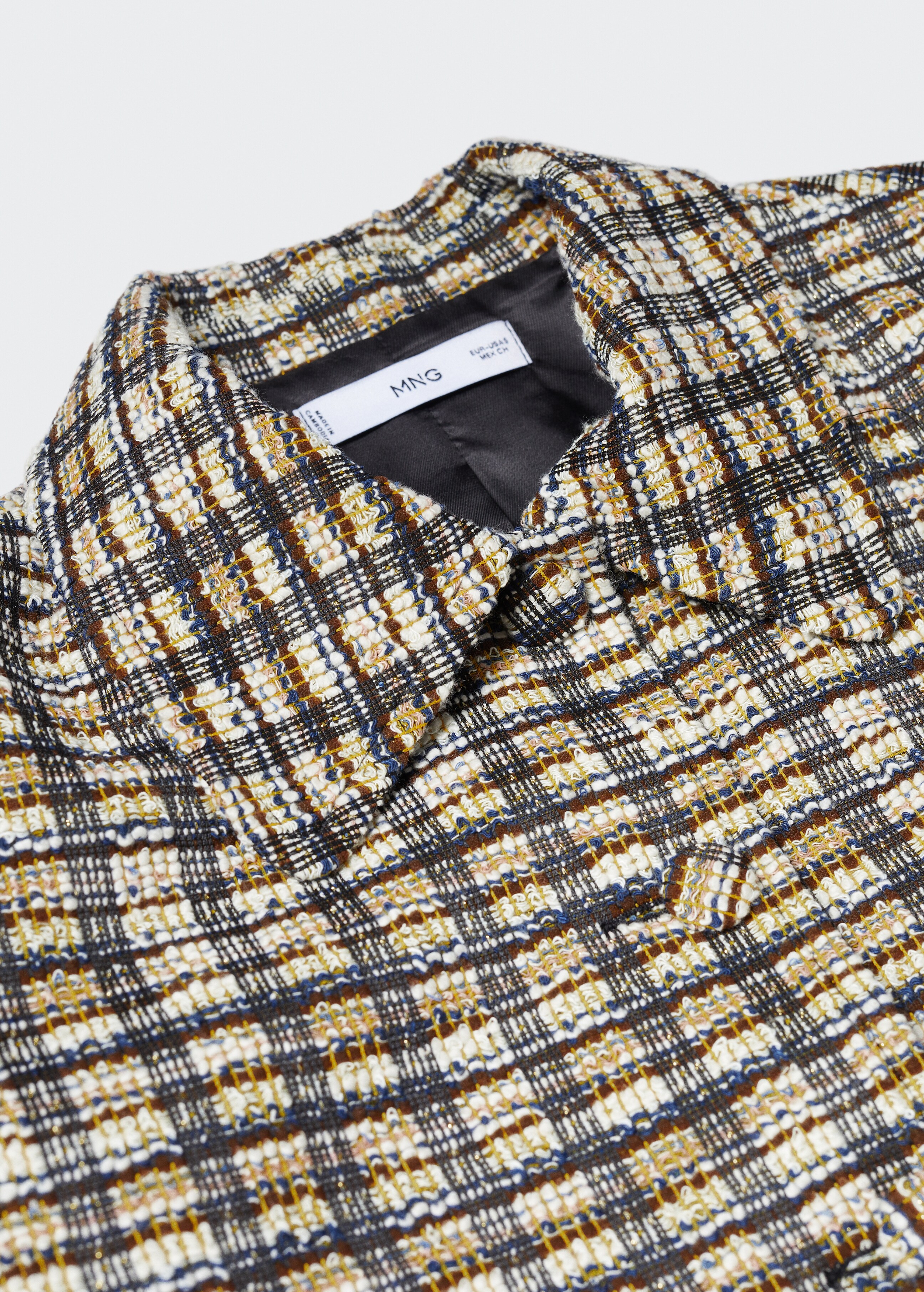 Check tweed jacket - Details of the article 8