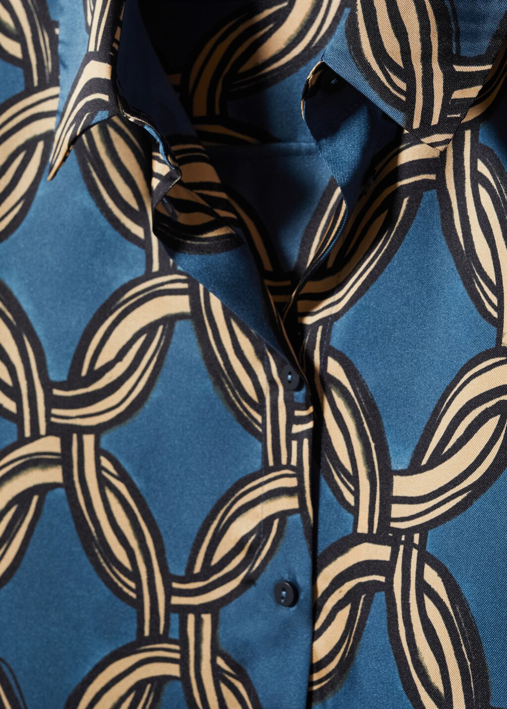 Geometric-print blouse - Details of the article 8