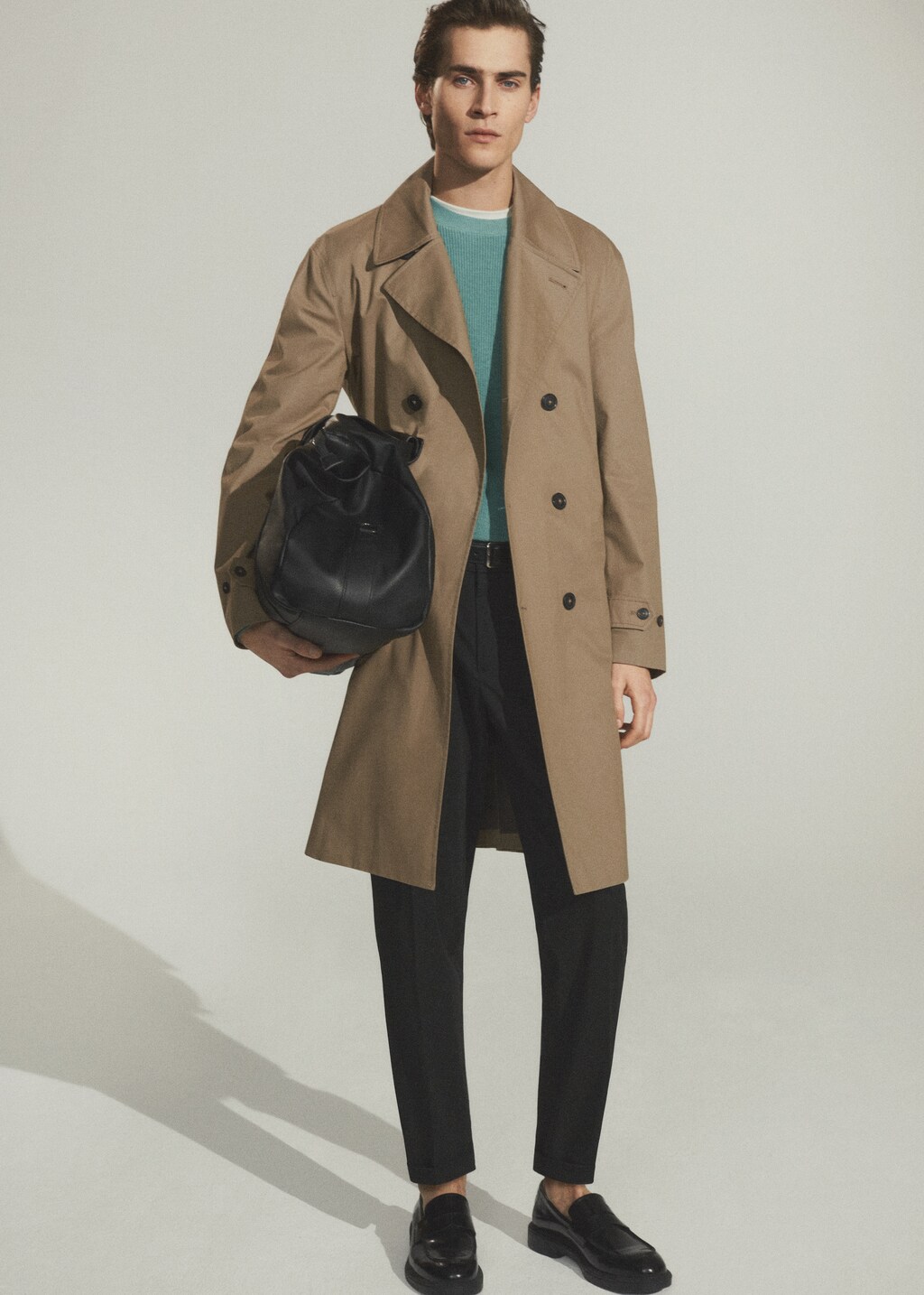 Classic 100% cotton trench coat - Details of the article 5