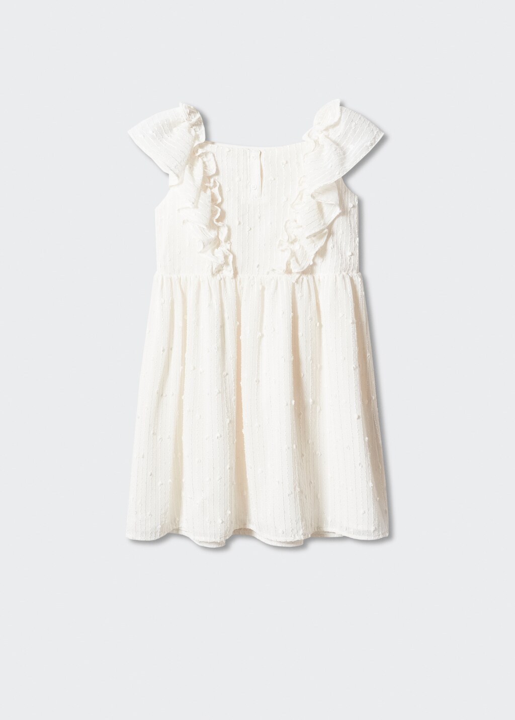 Ruffled dress - Reverse of the article