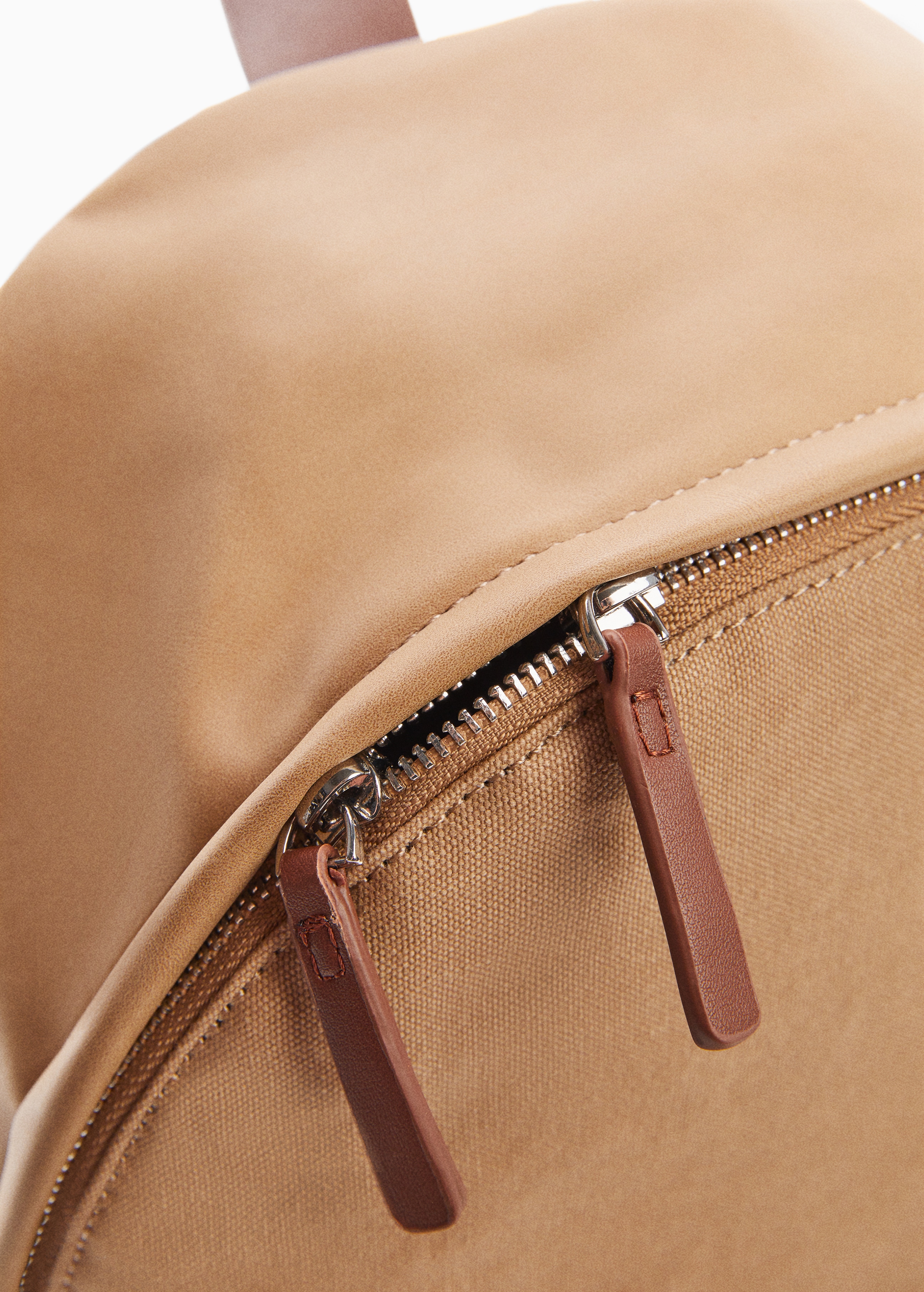 Canvas mixed backpack - Details of the article 1