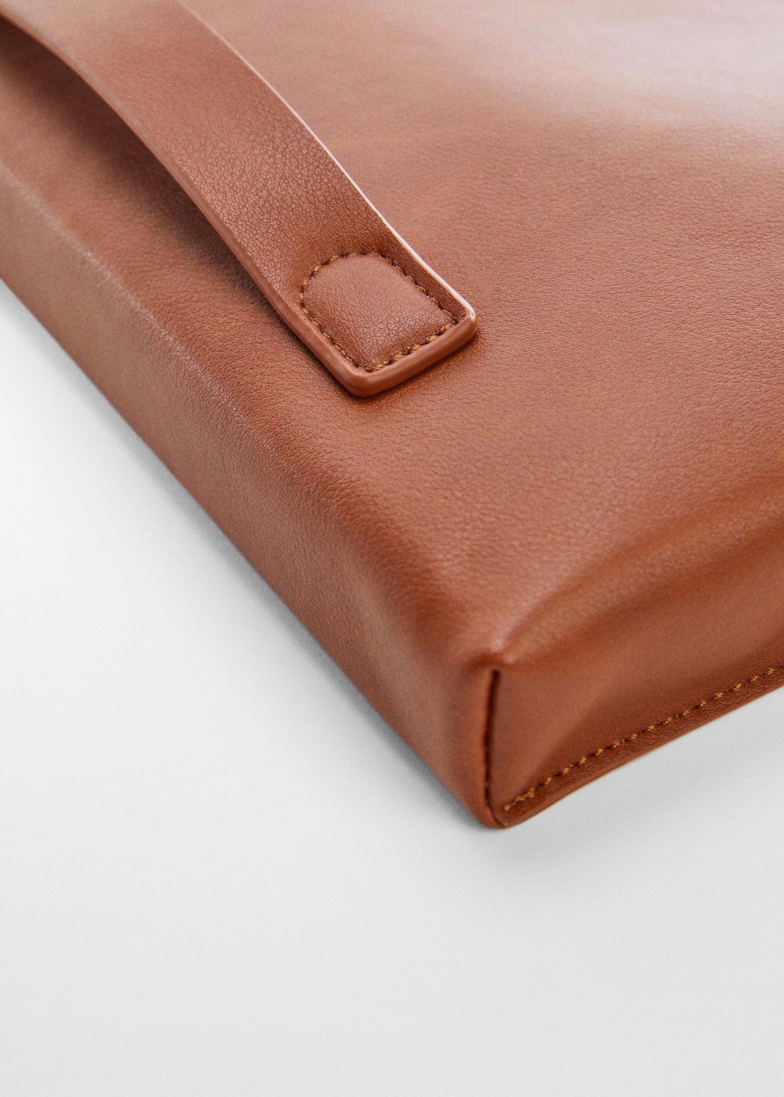 Leather laptop case - Details of the article 1