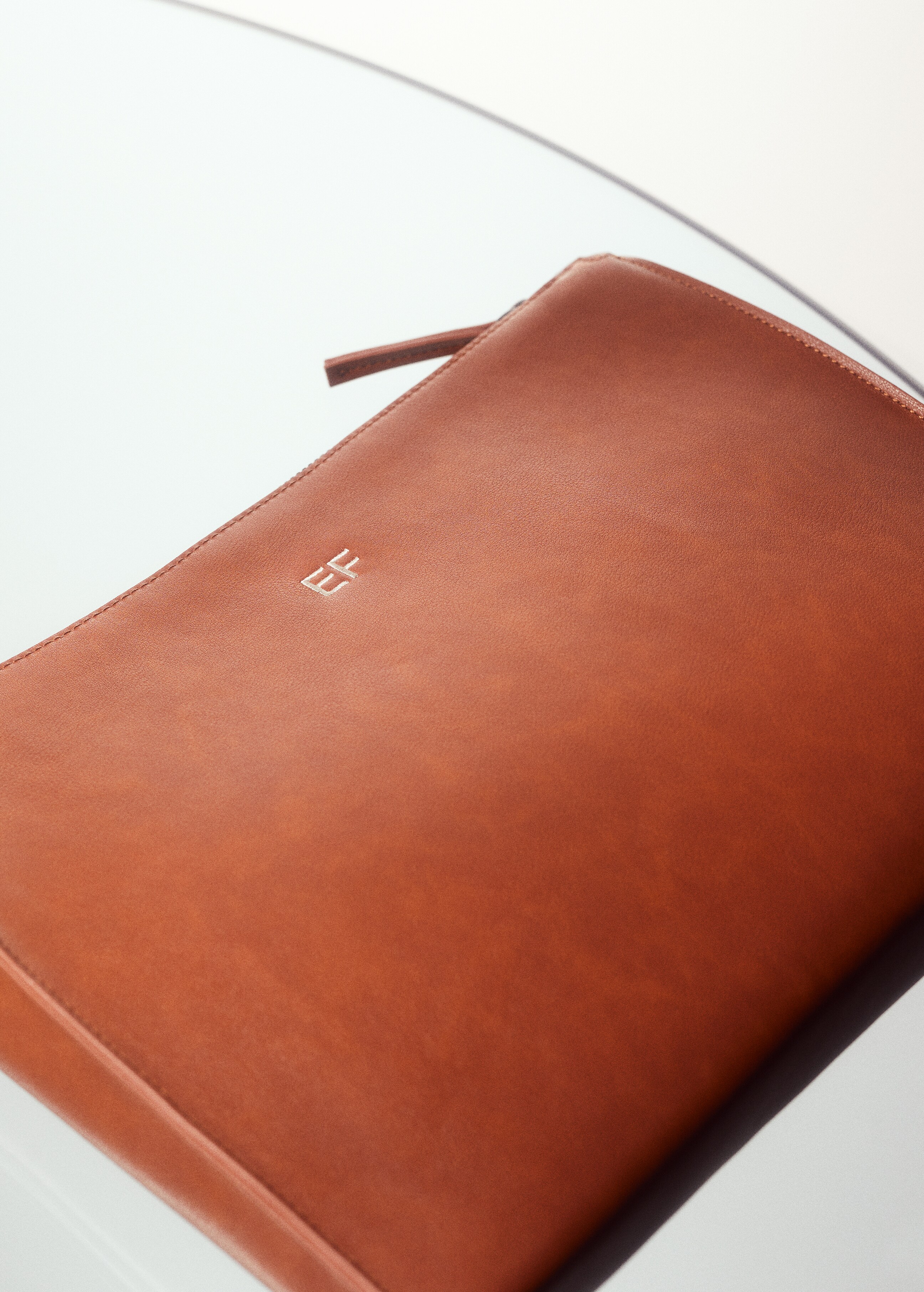 Leather laptop case - Details of the article 7